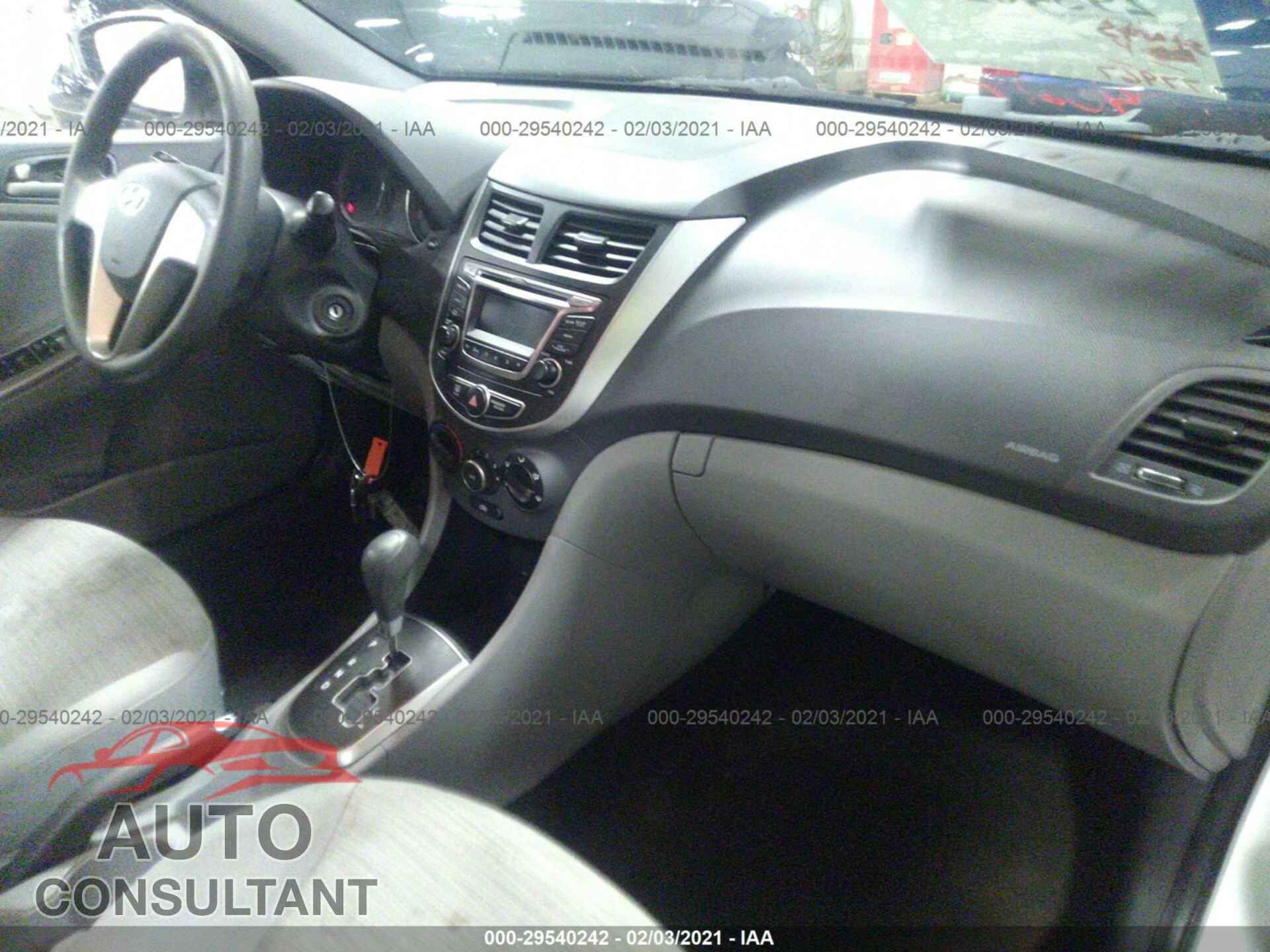 HYUNDAI ACCENT 2016 - KMHCT4AE0GU036341
