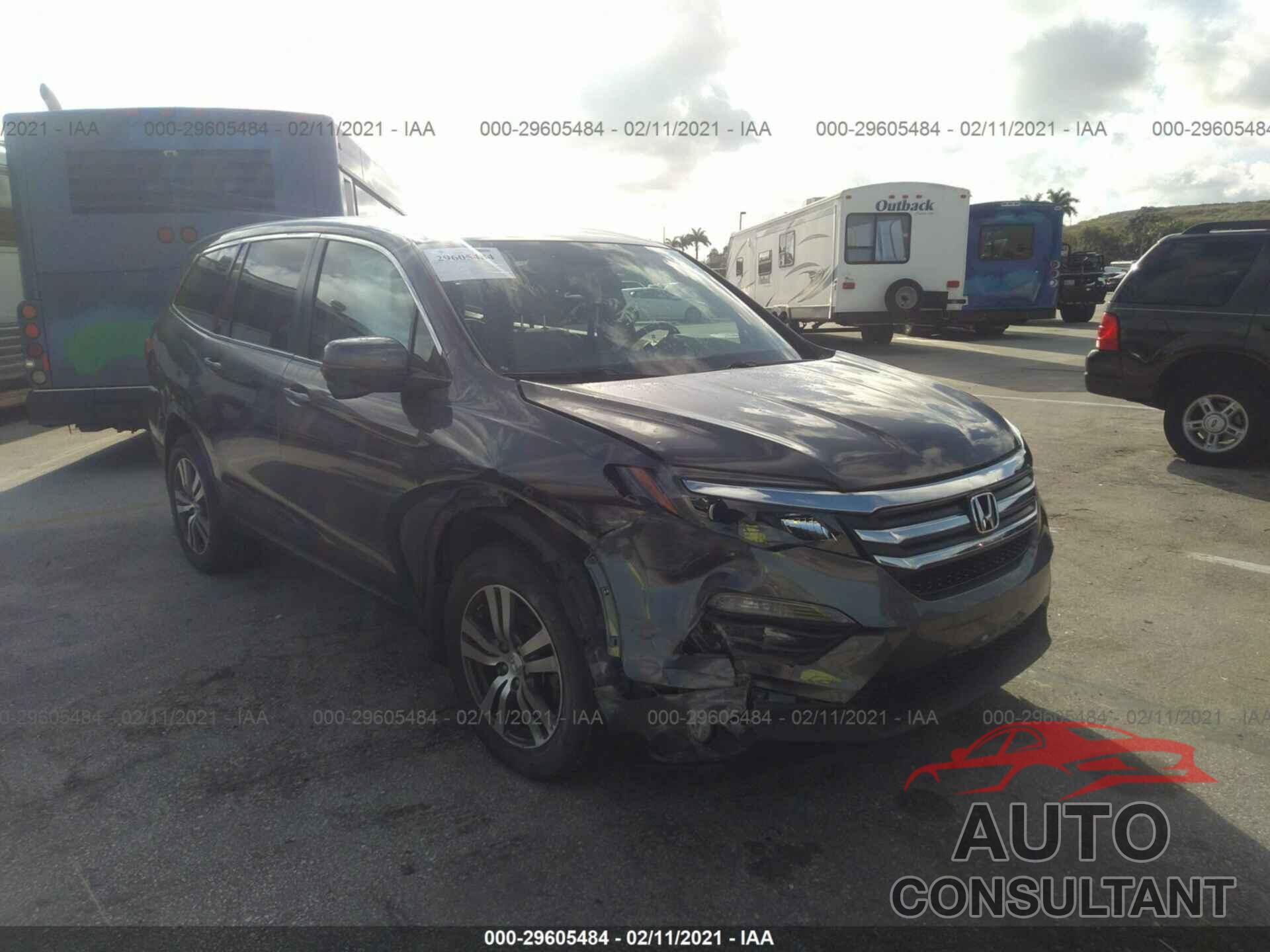 HONDA PILOT 2017 - 5FNYF5H34HB021749