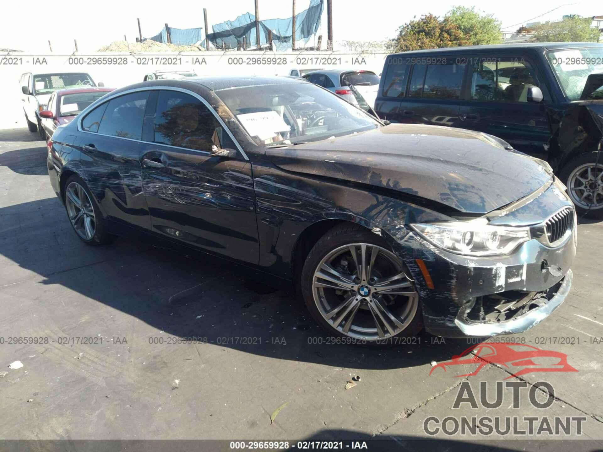 BMW 4 SERIES 2017 - WBA4F7C35HG788806