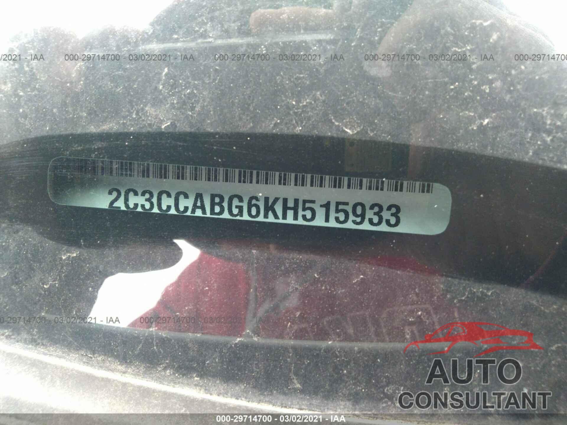 CHRYSLER 300 2019 - 2C3CCABG6KH515933