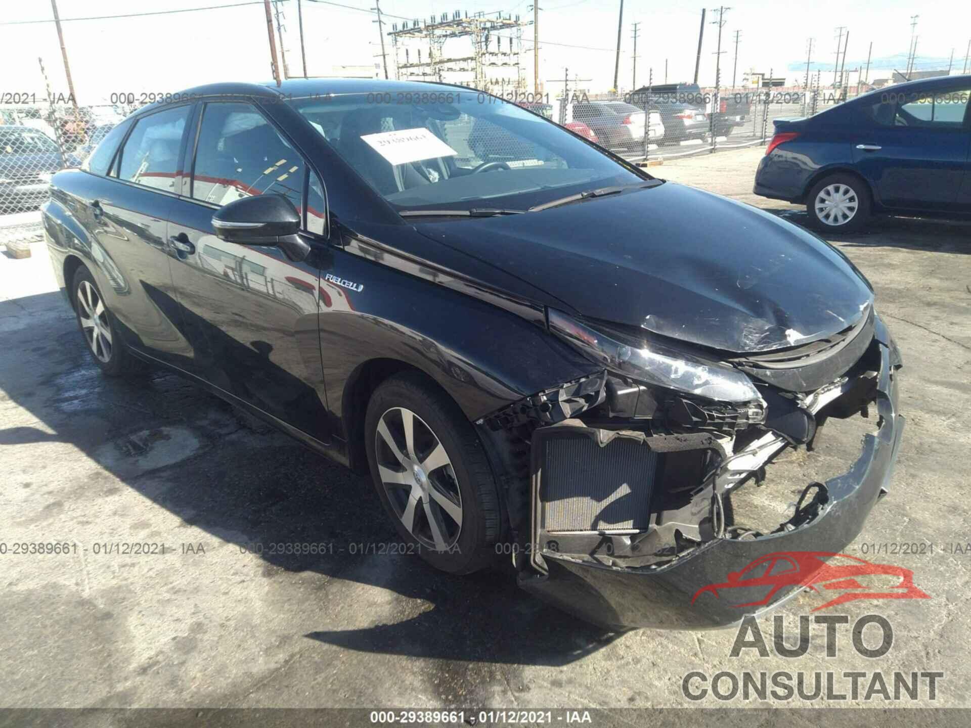 TOYOTA MIRAI 2019 - JTDBVRBD7KA006776