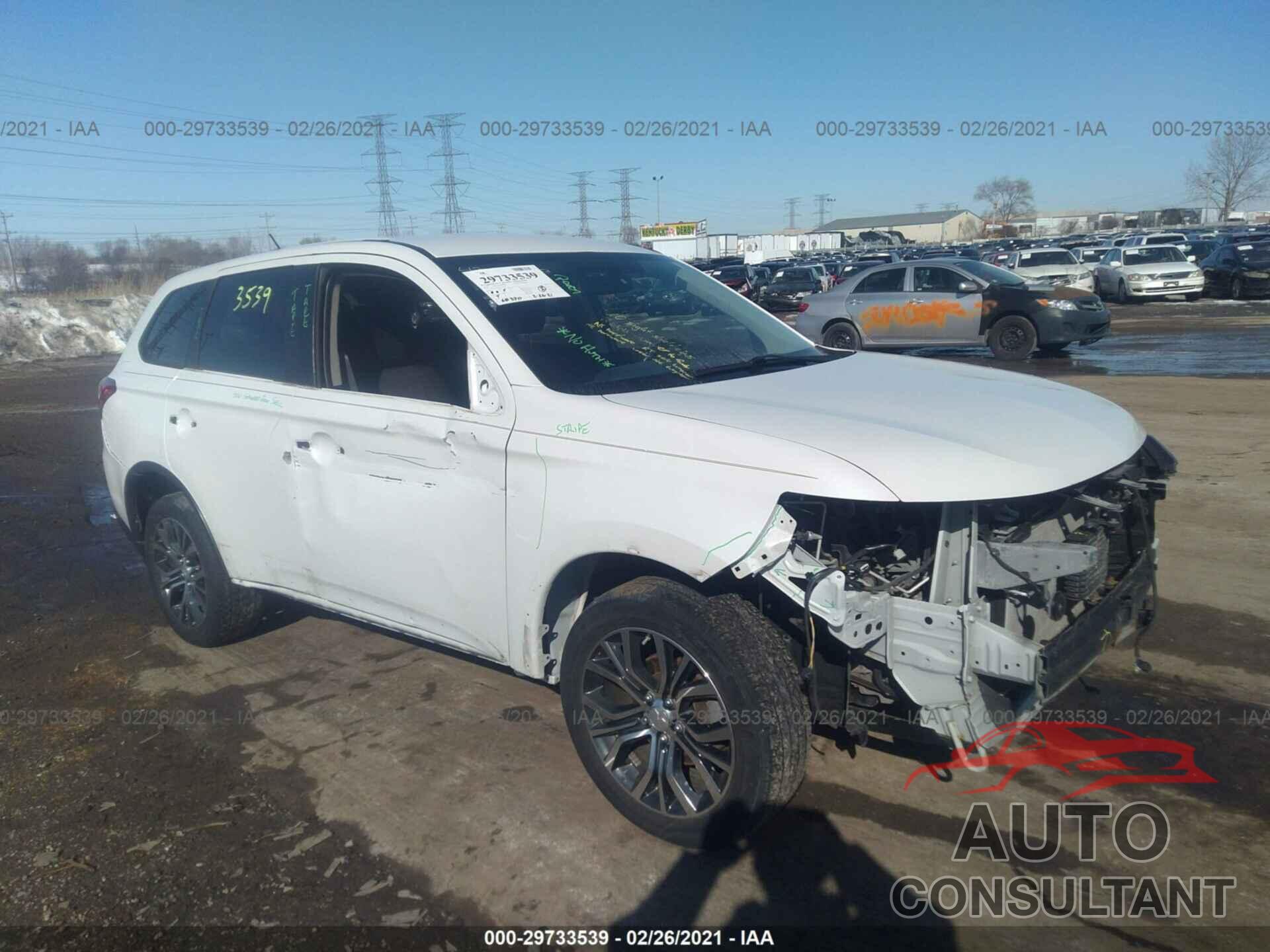 MITSUBISHI OUTLANDER 2016 - JA4AZ3A39GZ021854