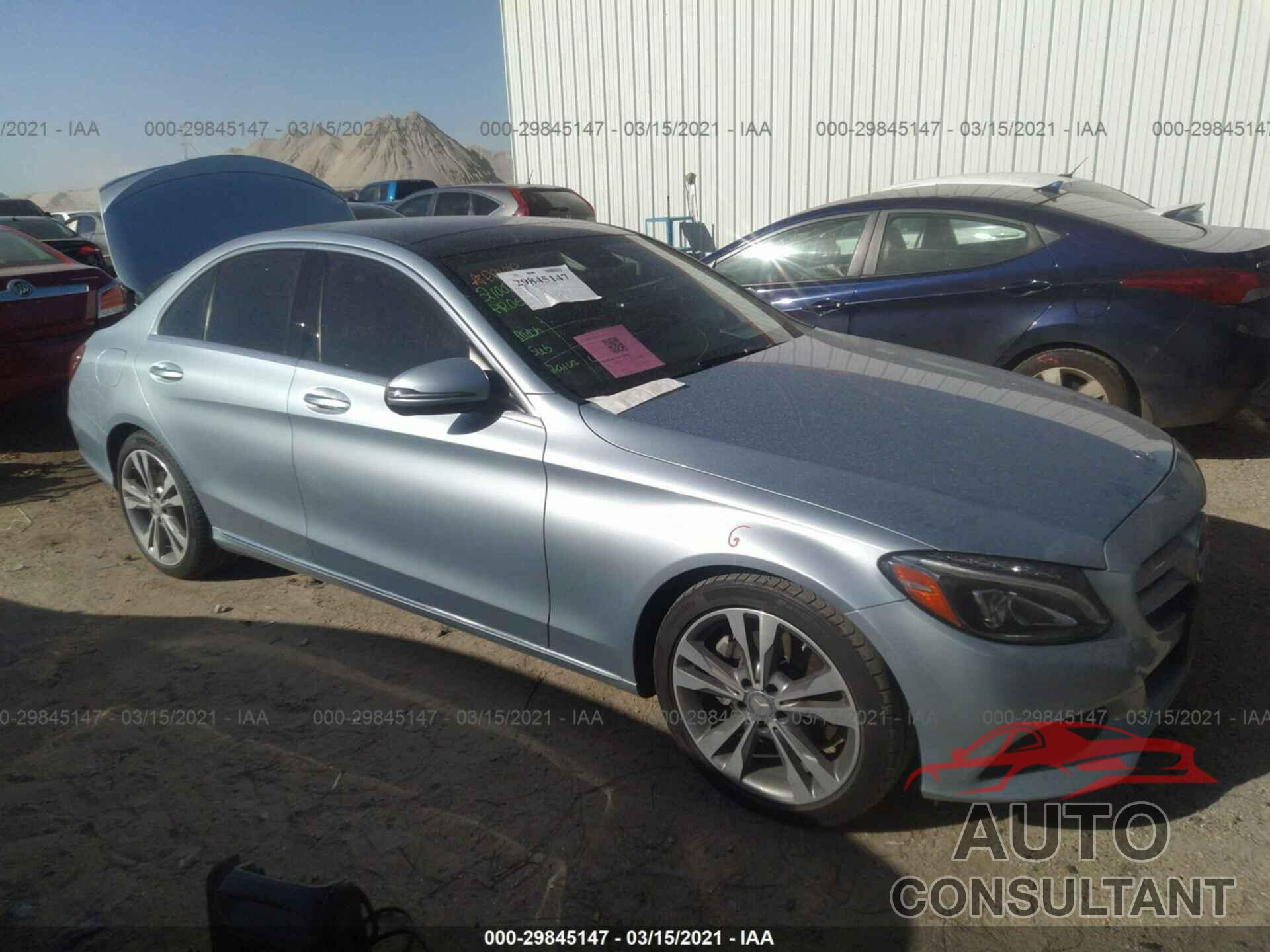 MERCEDES-BENZ C-CLASS 2016 - 55SWF4JB2GU132221