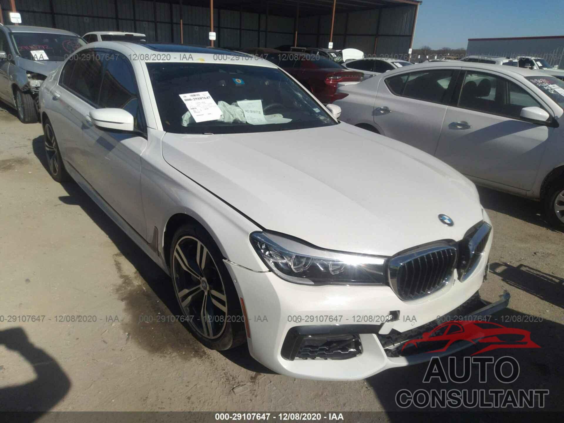 BMW 7 SERIES 2018 - WBA7E2C52JG742859