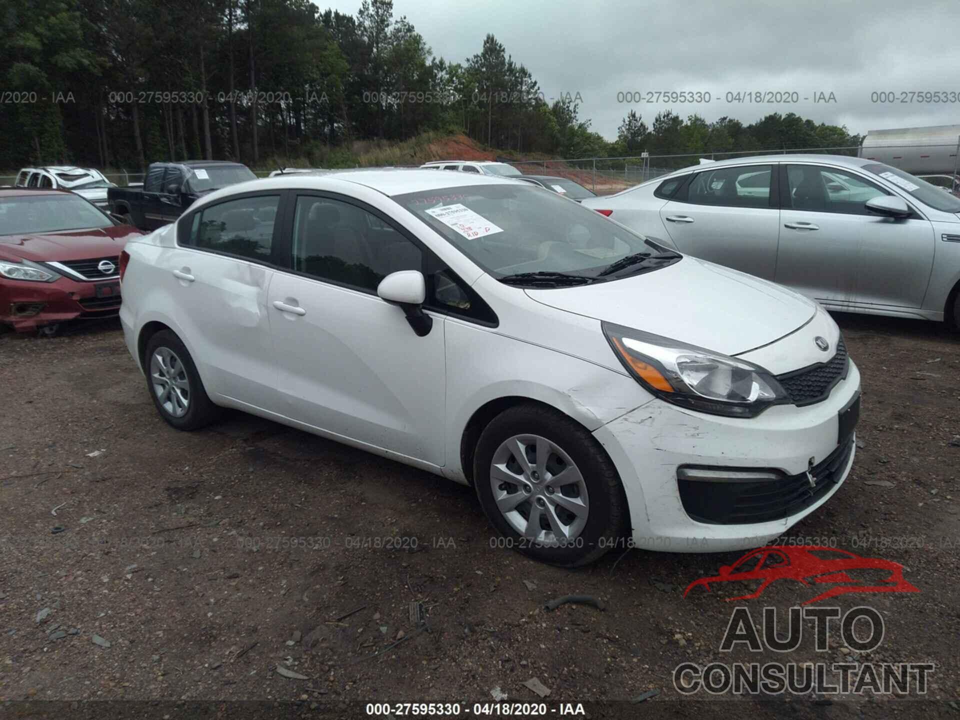 KIA RIO 2017 - KNADM4A30H6050571