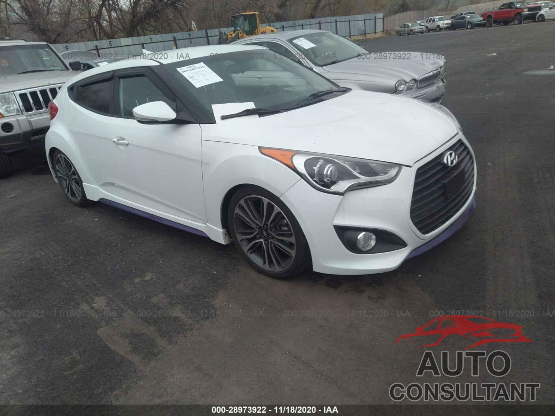 HYUNDAI VELOSTER 2016 - KMHTC6AE5GU301105