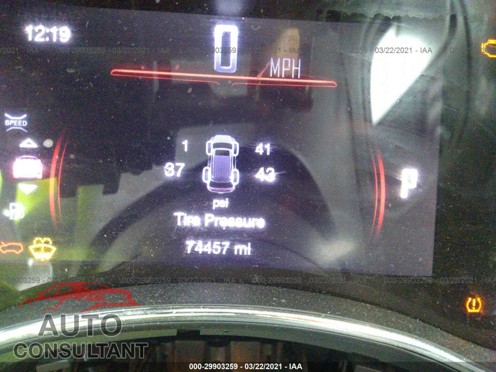 DODGE DURANGO 2017 - 1C4RDHAG8HC745949