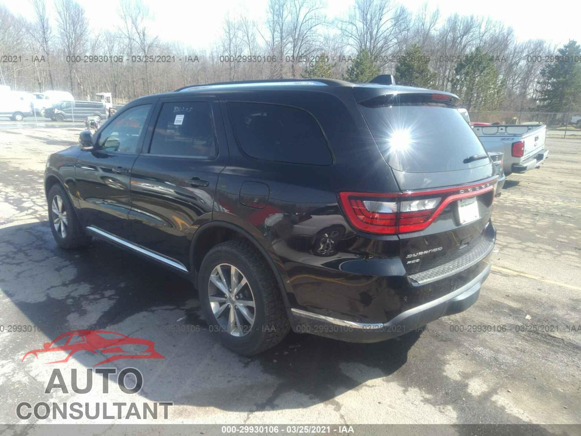 DODGE DURANGO 2016 - 1C4RDJDG5GC347129