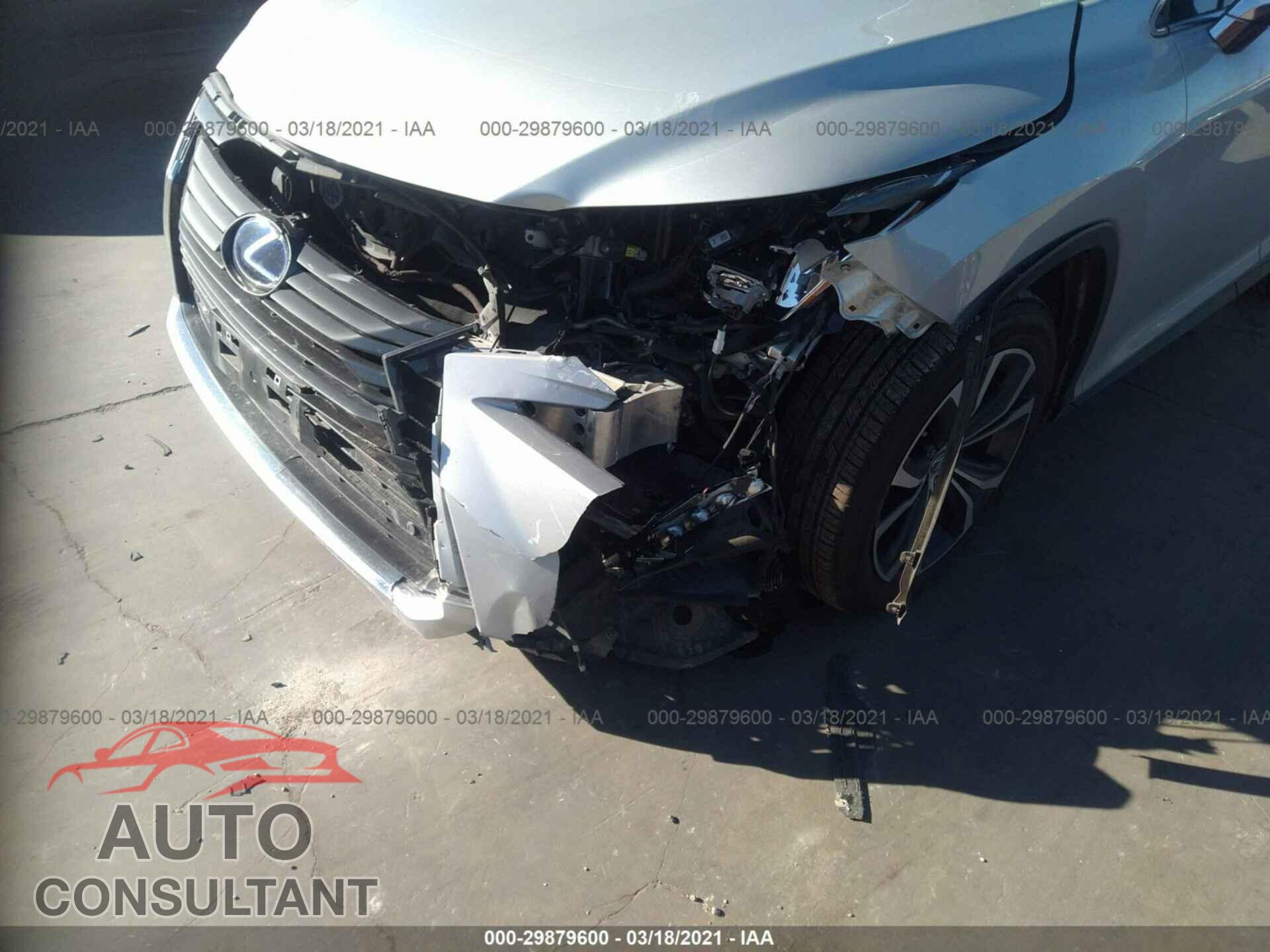 LEXUS RX 2017 - 2T2BGMCA6HC012005