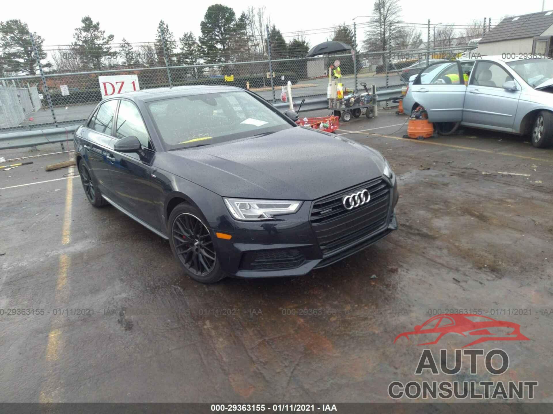 AUDI A4 2018 - WAUENAF43JN002219