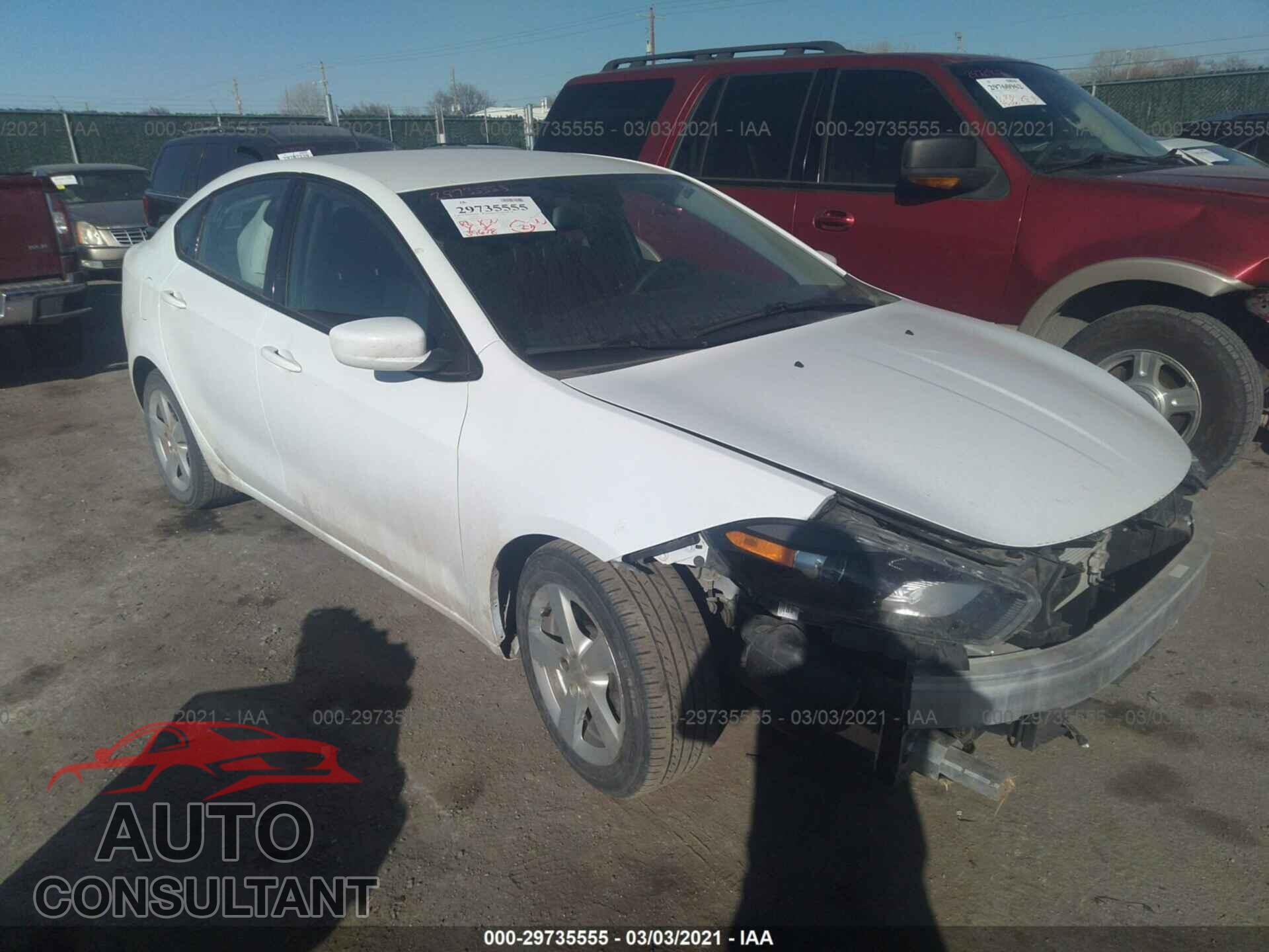 DODGE DART 2016 - 1C3CDFBB0GD544265
