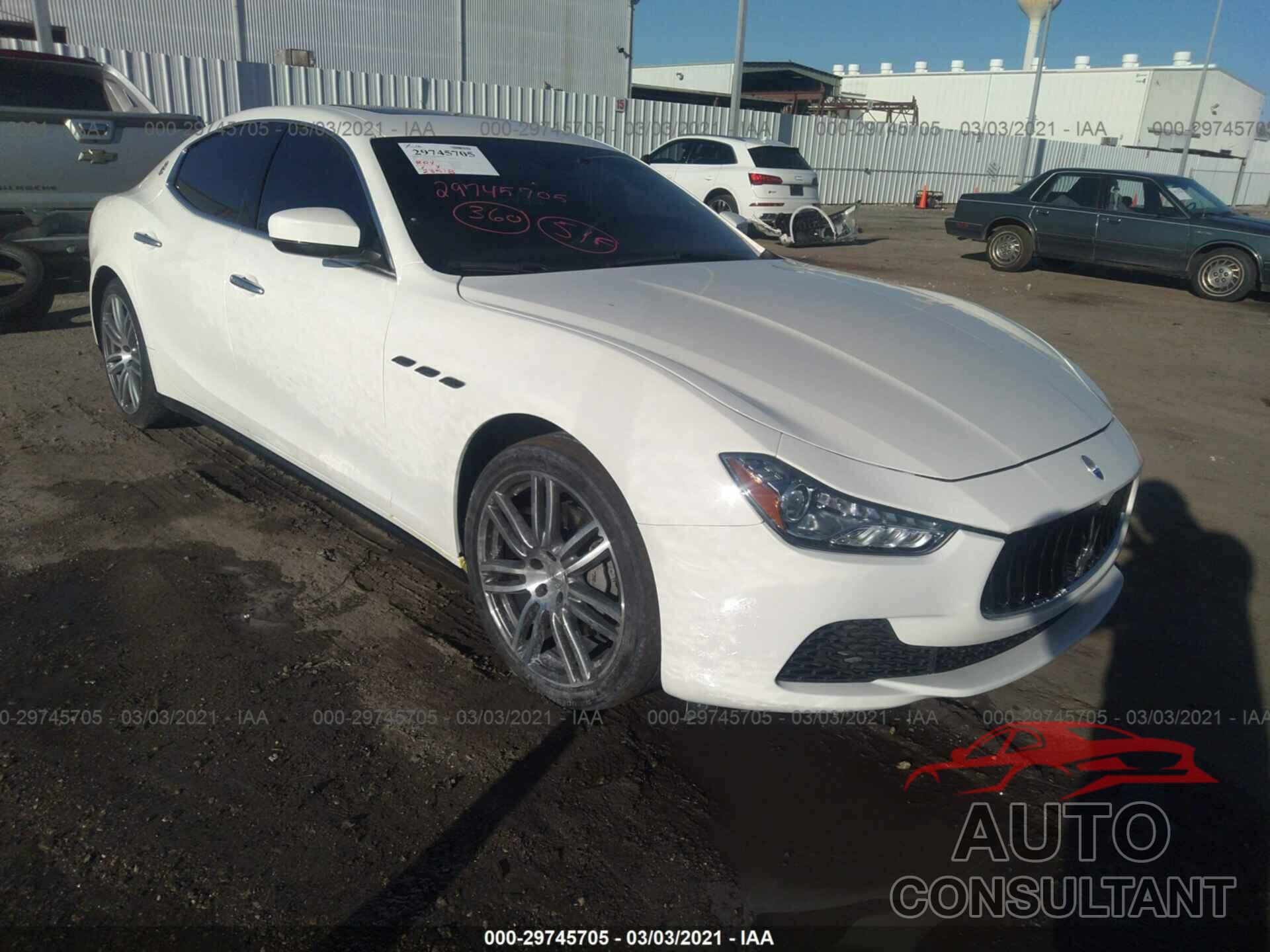 MASERATI GHIBLI 2017 - ZAM57XSA7H1206272