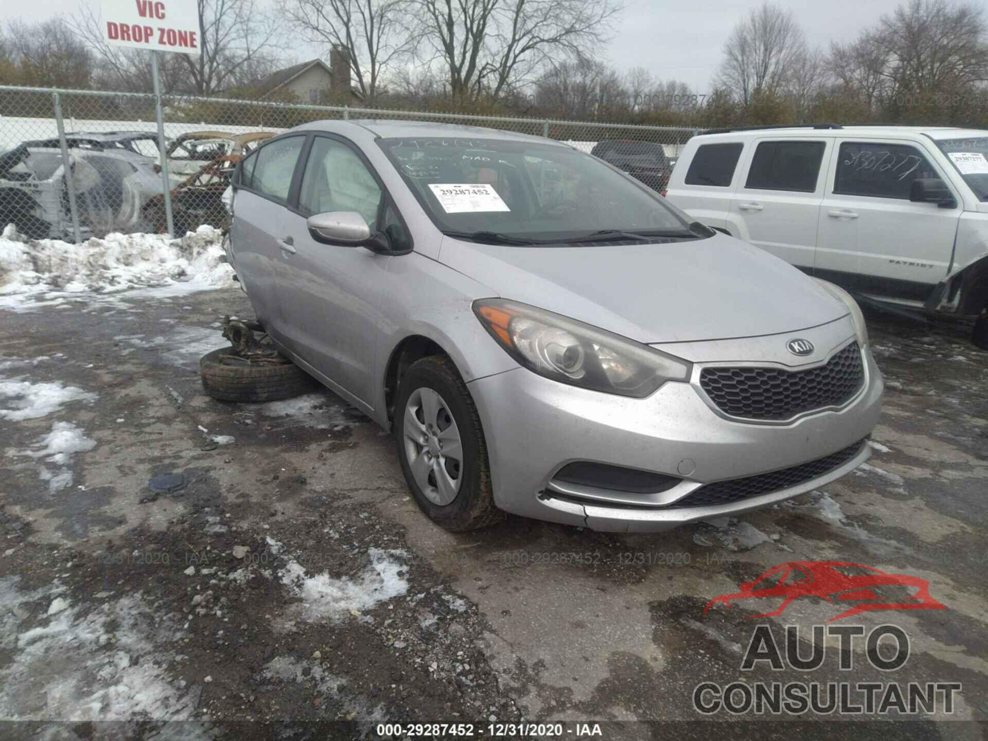 KIA FORTE 2016 - KNAFK4A62G5533427