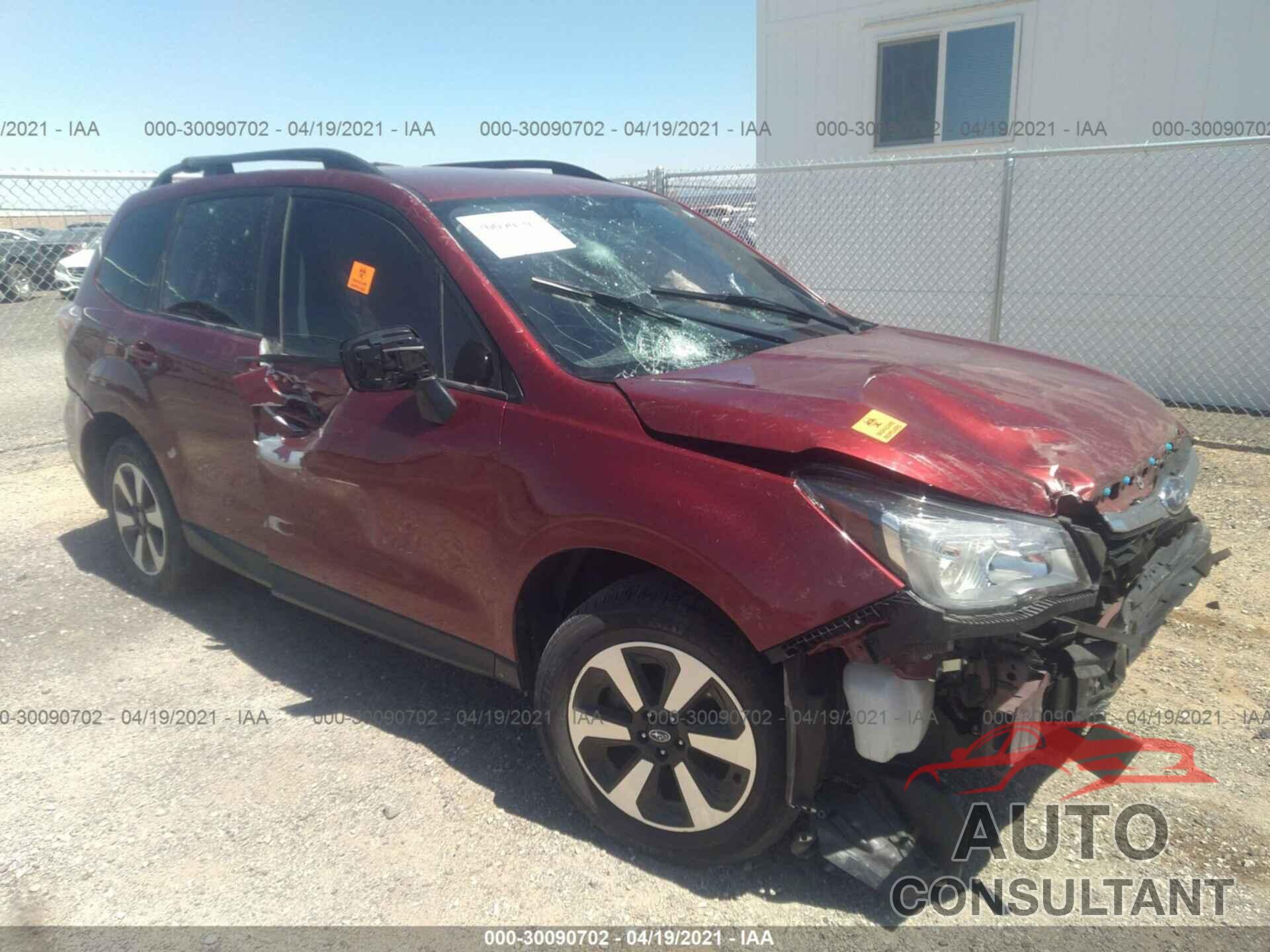 SUBARU FORESTER 2018 - JF2SJABC9JH457400