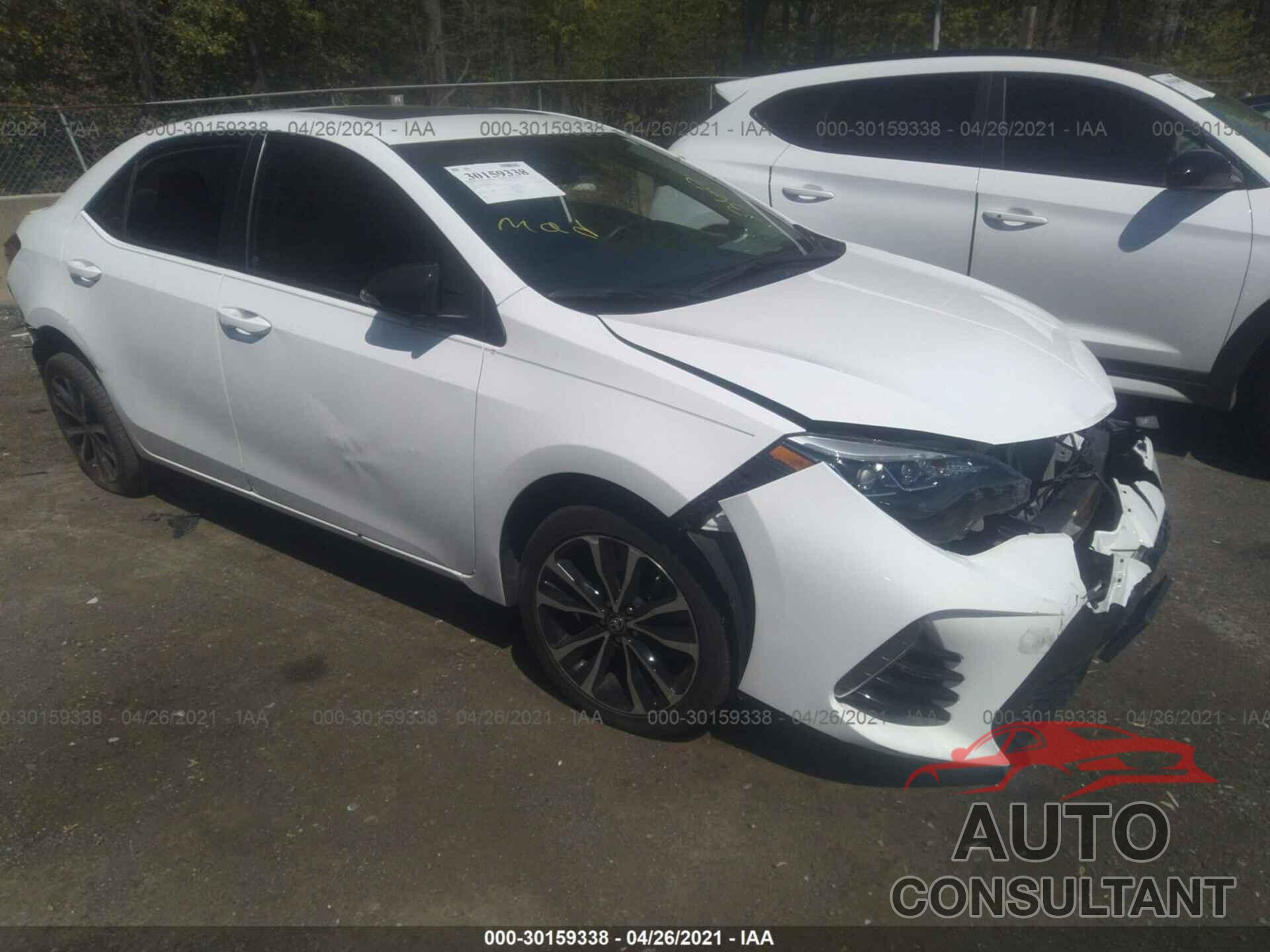 TOYOTA COROLLA 2017 - 2T1BURHE0HC846339
