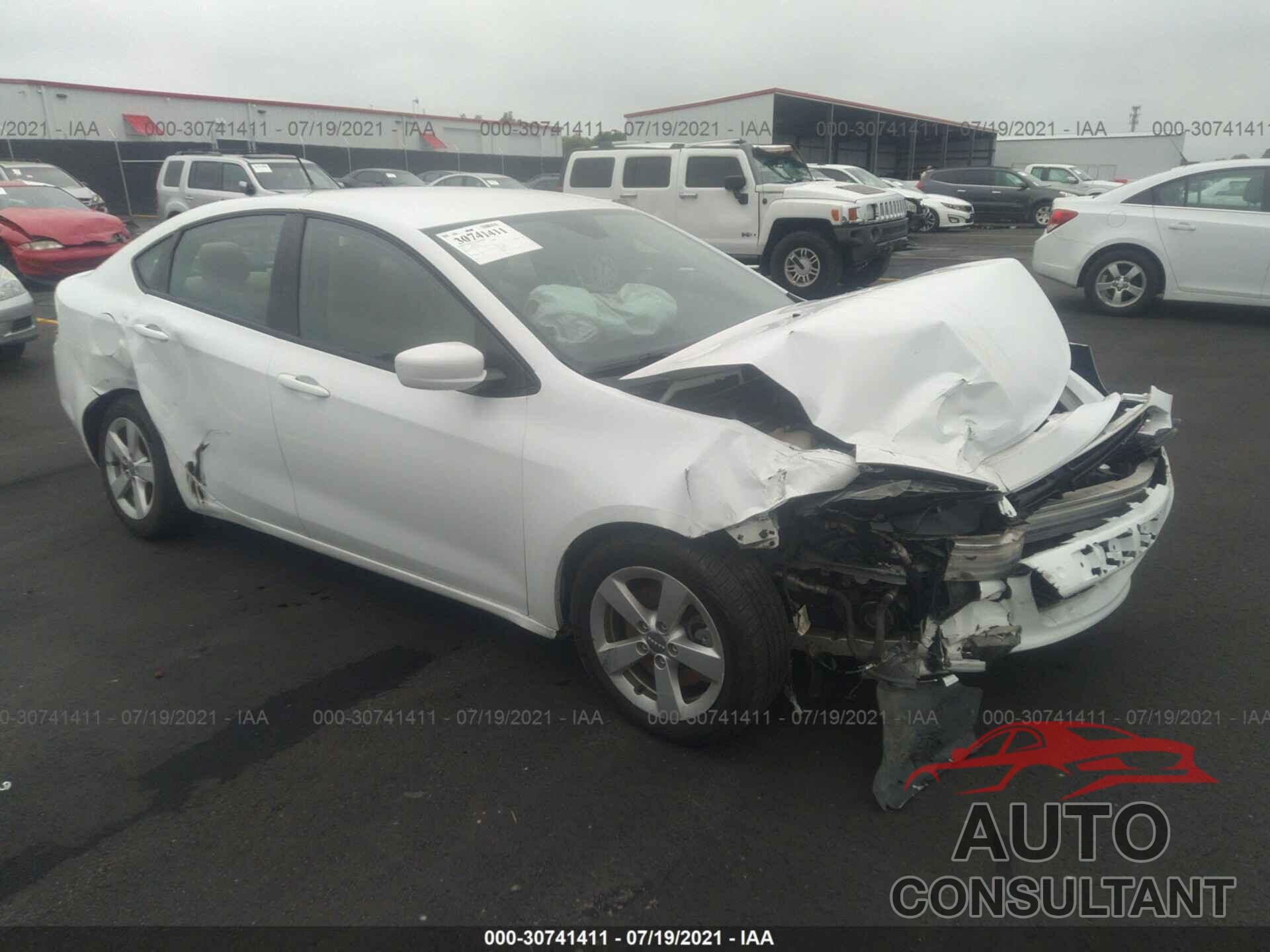 DODGE DART 2016 - 1C3CDFBB3GD605544