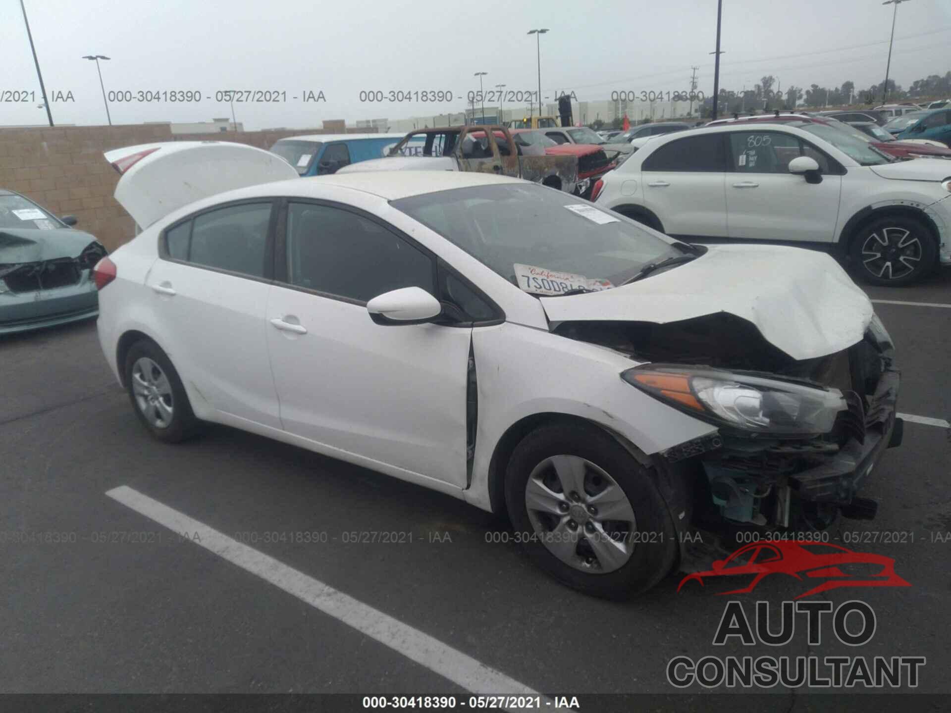 KIA FORTE 2016 - KNAFK4A68G5611841