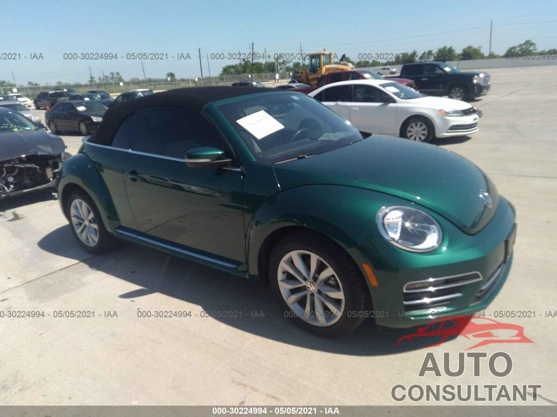 VOLKSWAGEN BEETLE CONVERTIBLE 2017 - 3VW517AT3HM808370