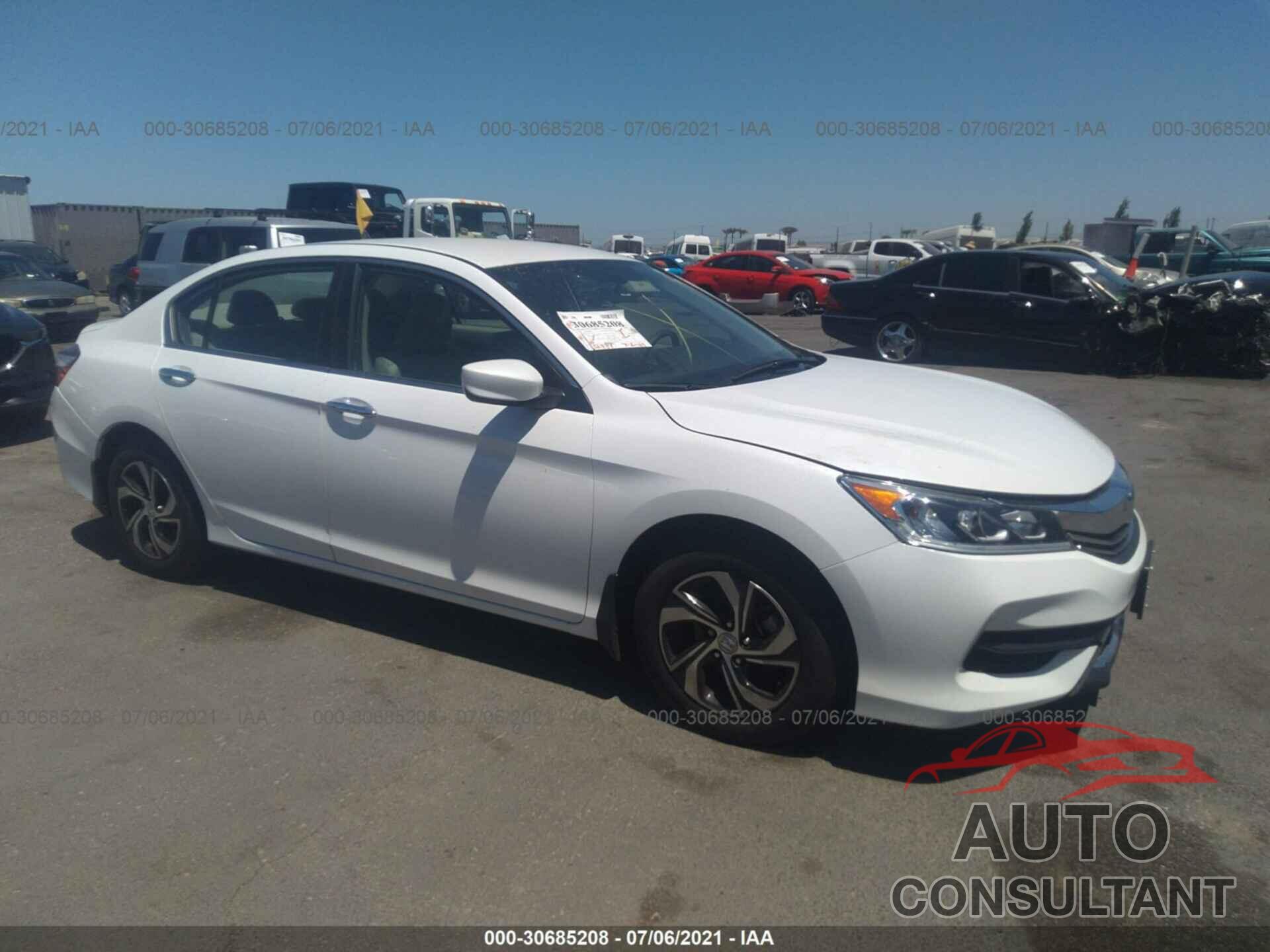 HONDA ACCORD SEDAN 2016 - 1HGCR2F31GA161592
