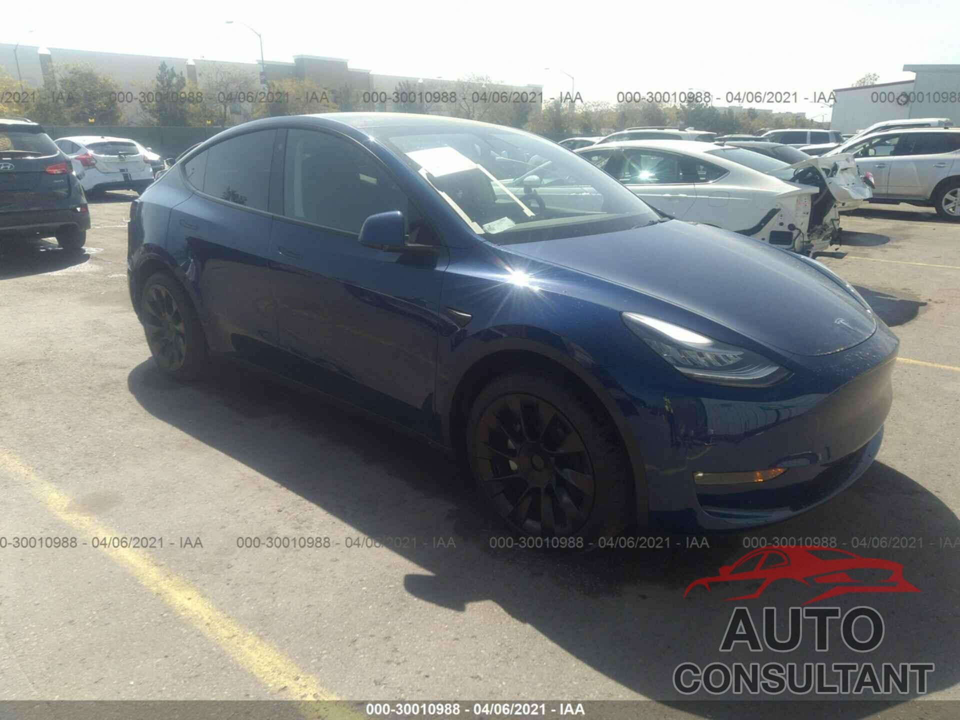 TESLA MODEL Y 2021 - 5YJYGDED3MF112980