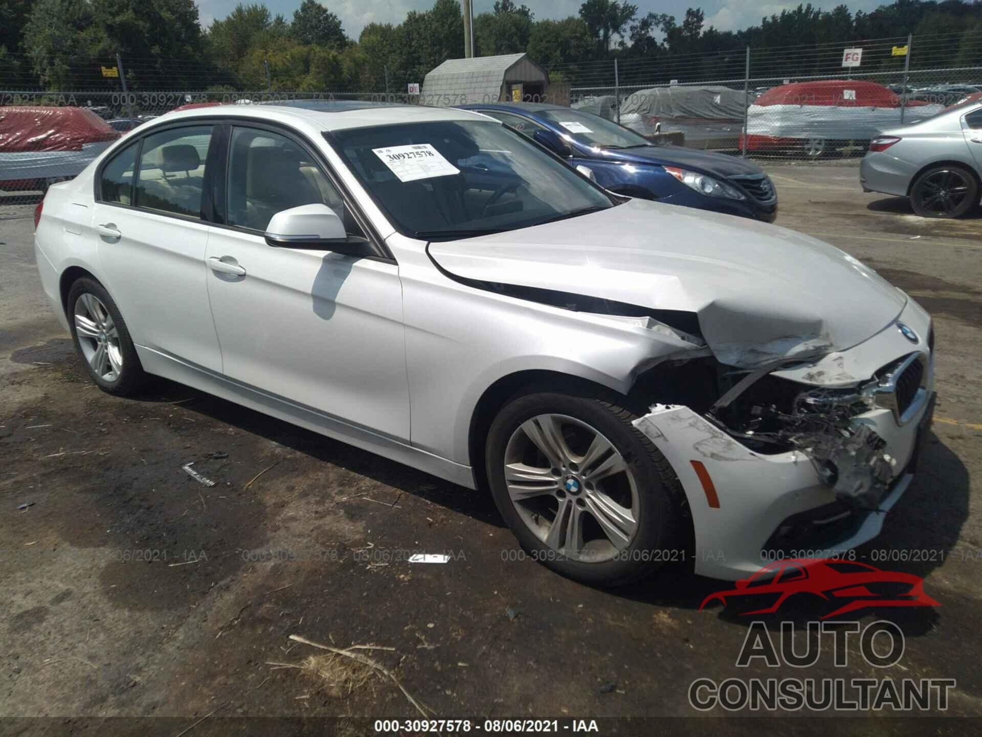 BMW 3 SERIES 2016 - WBA8E3G50GNU01047