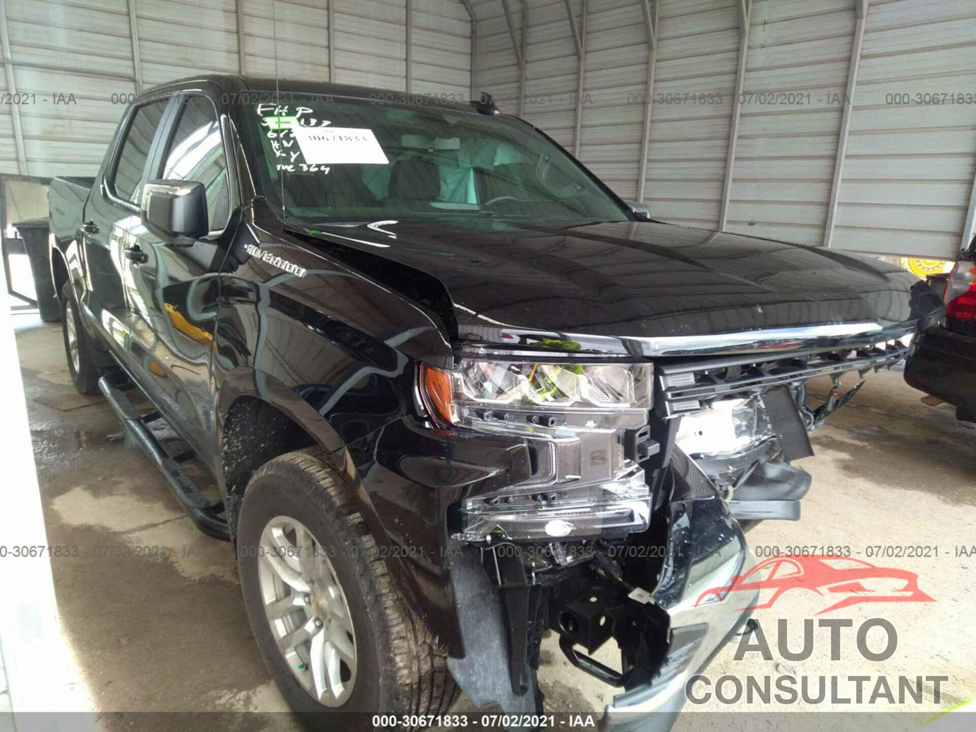 CHEVROLET SILVERADO 1500 2021 - 1GCPWCED9MZ279153