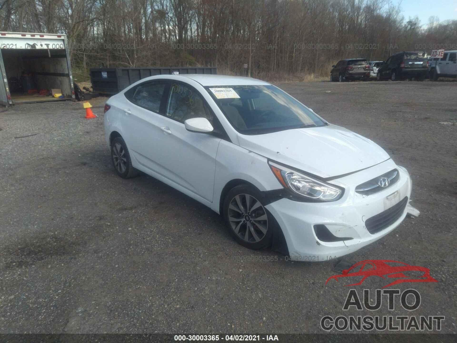HYUNDAI ACCENT 2017 - KMHCT4AE3HU233666