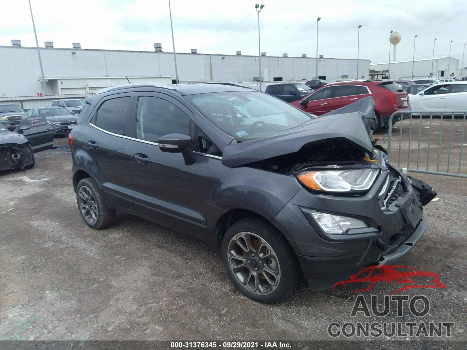 FORD ECOSPORT 2020 - MAJ6S3KL6LC365403