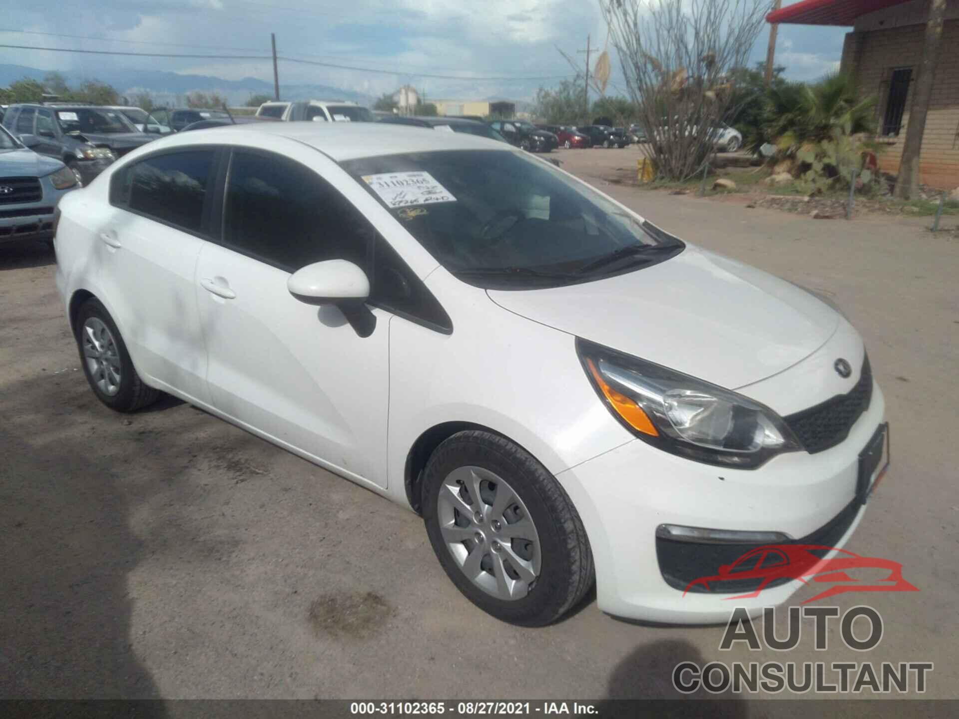 KIA RIO 2016 - KNADM4A35G6541054