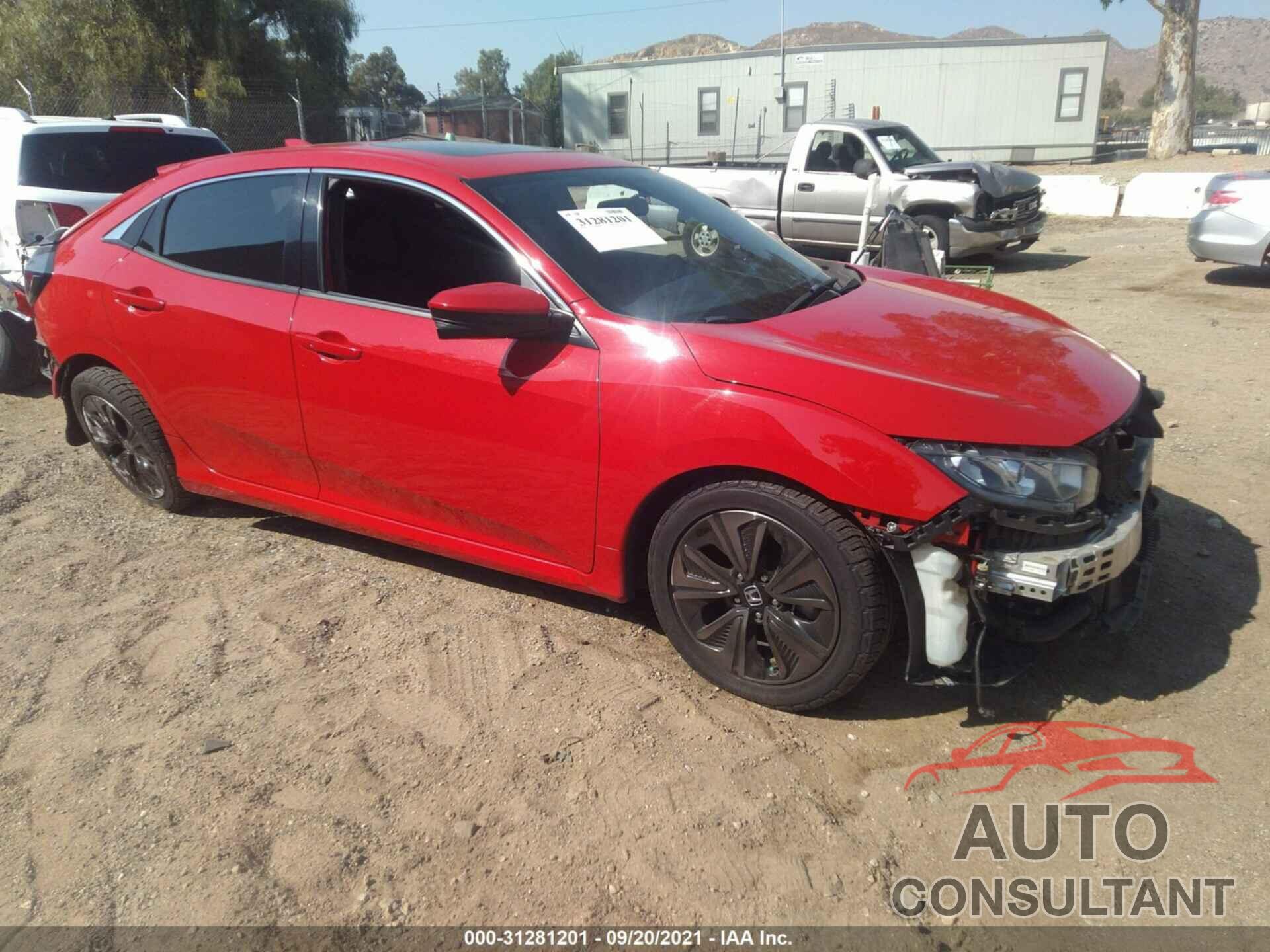 HONDA CIVIC HATCHBACK 2018 - SHHFK7H55JU409139
