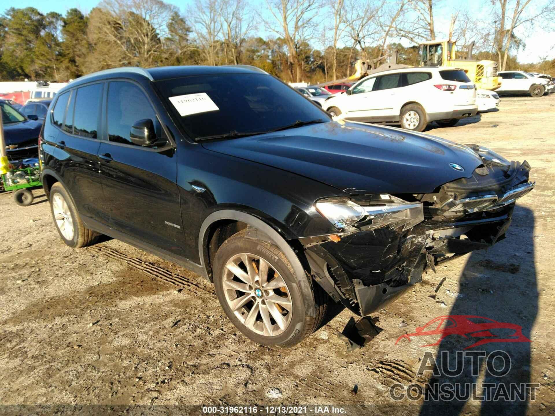 BMW X3 2016 - 5UXWX9C52G0D95196