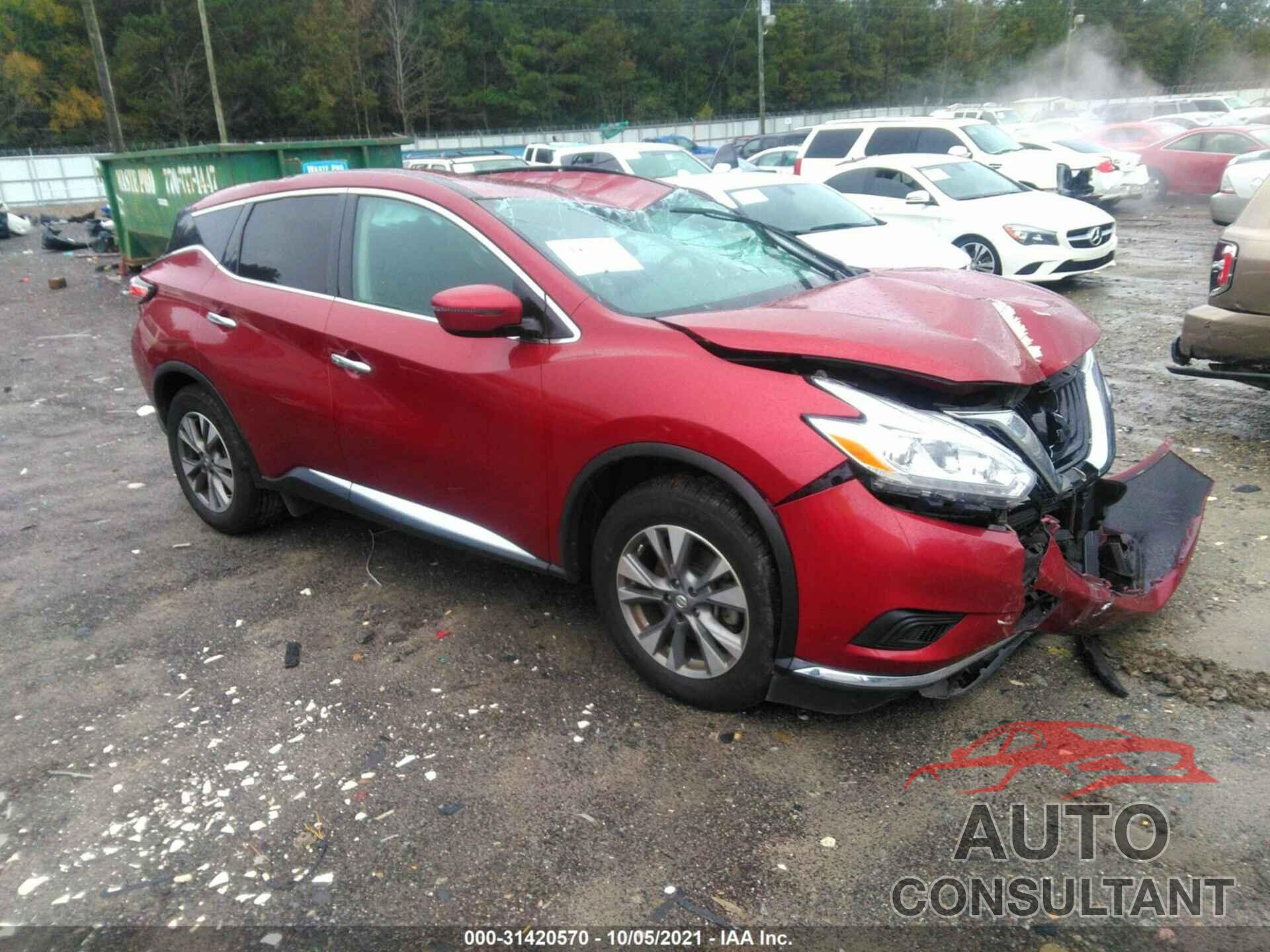 NISSAN MURANO 2016 - 5N1AZ2MG1GN113767