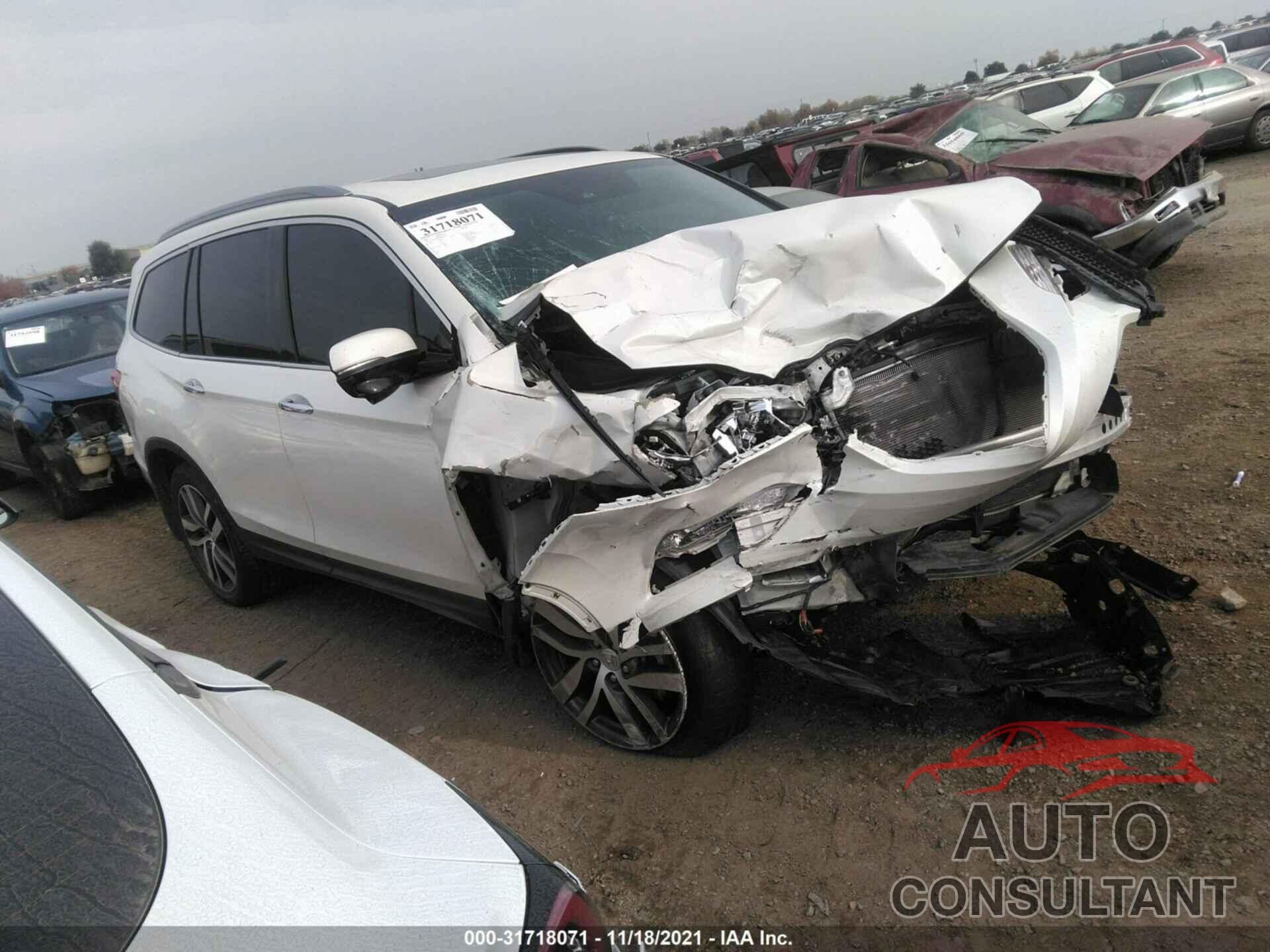 HONDA PILOT 2017 - 5FNYF5H99HB037921