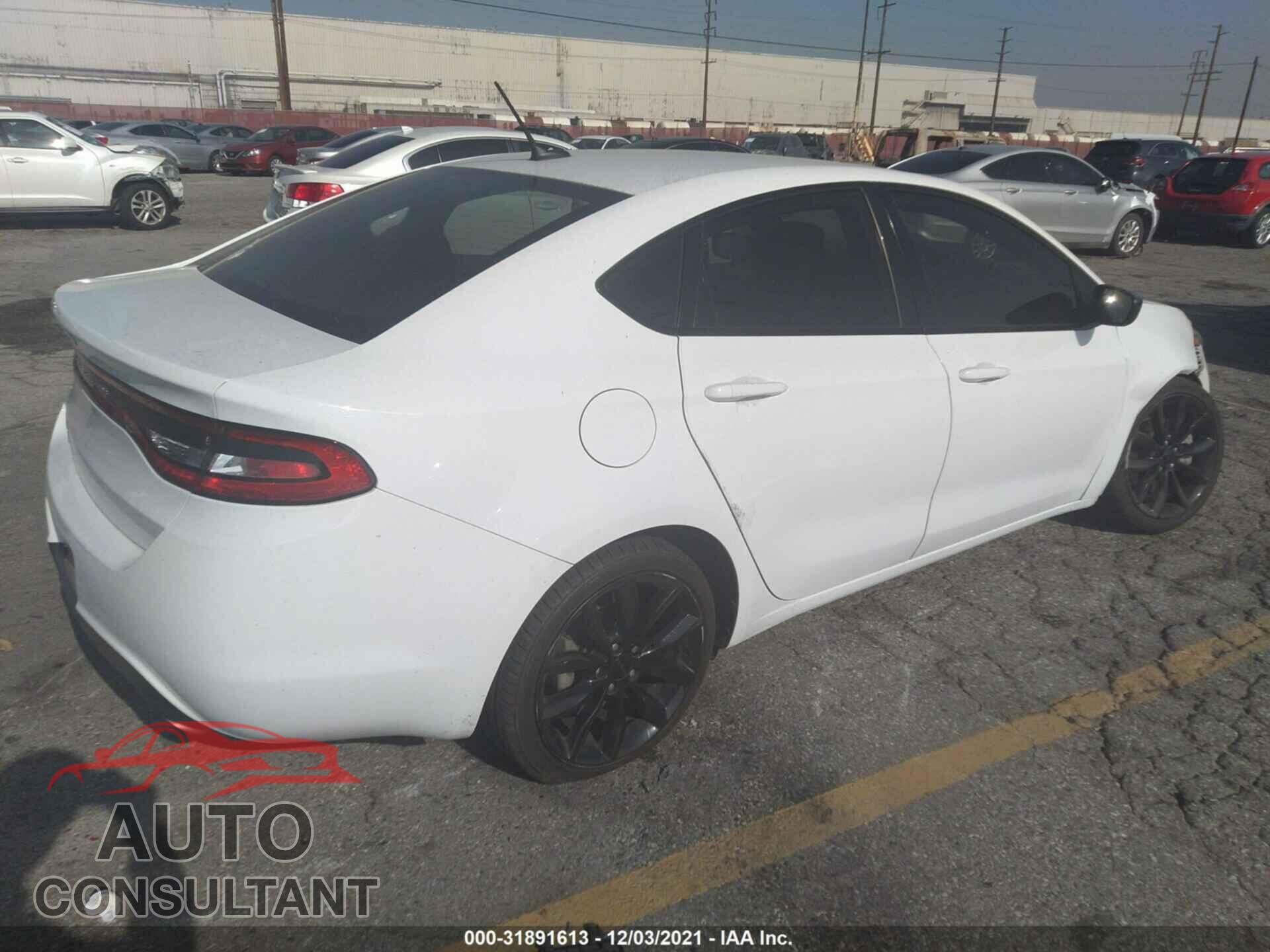 DODGE DART 2016 - 1C3CDFBB2GD732835