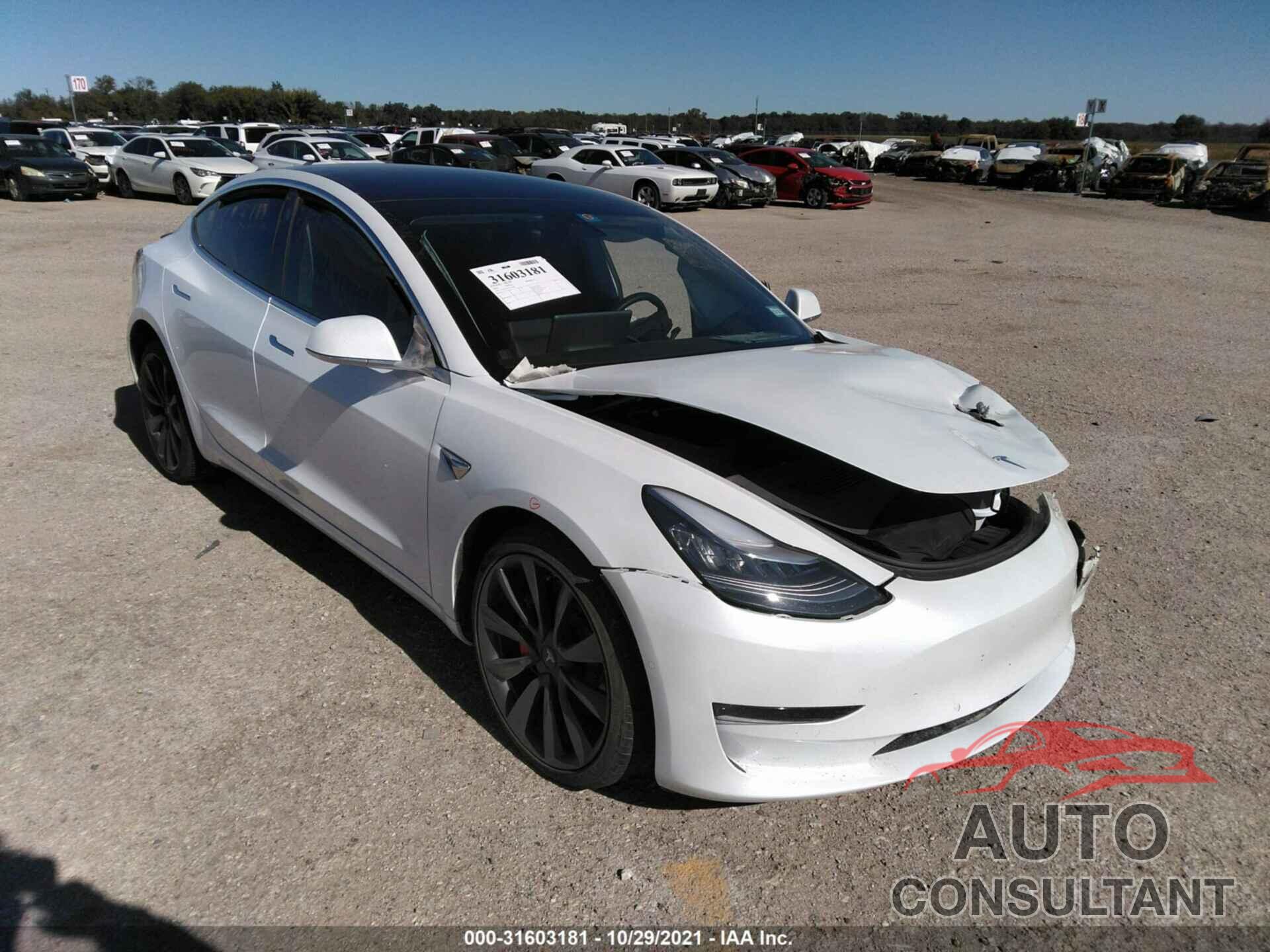 TESLA MODEL 3 2020 - 5YJ3E1EC2LF623407