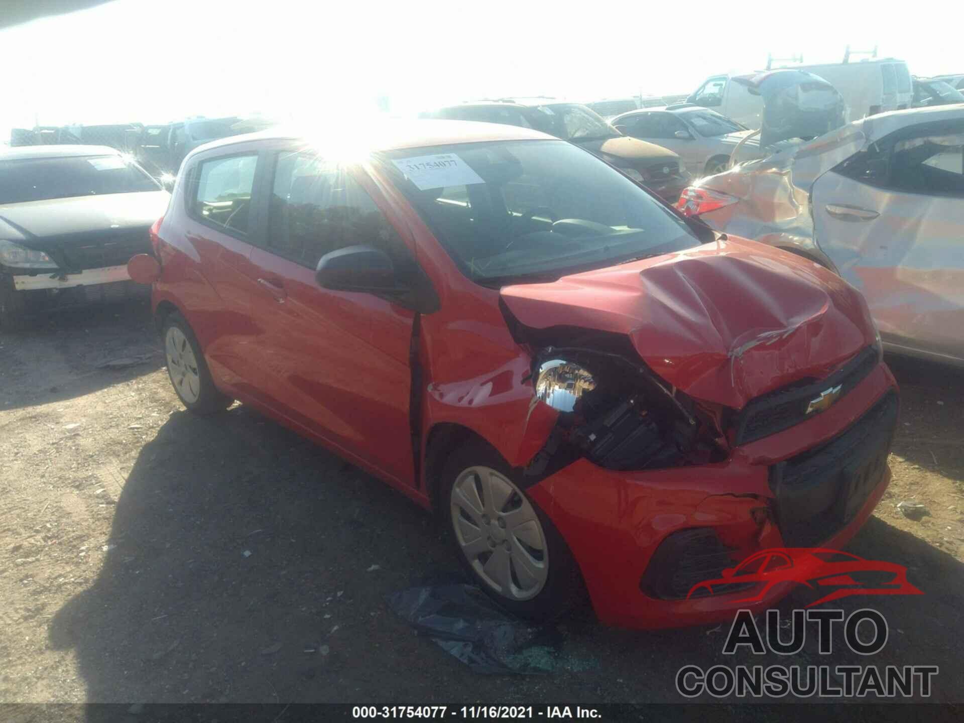 CHEVROLET SPARK 2017 - KL8CB6SA5HC832131