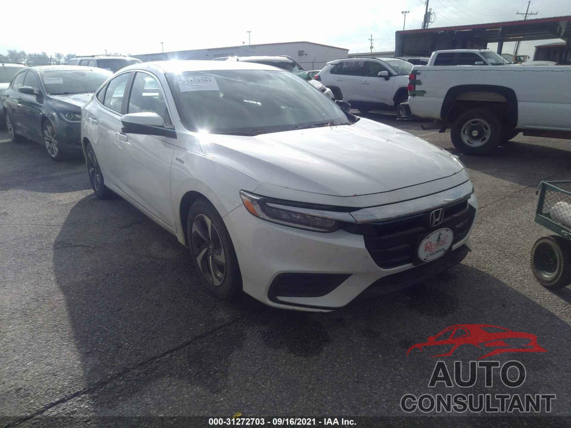 HONDA INSIGHT 2019 - 19XZE4F51KE028306