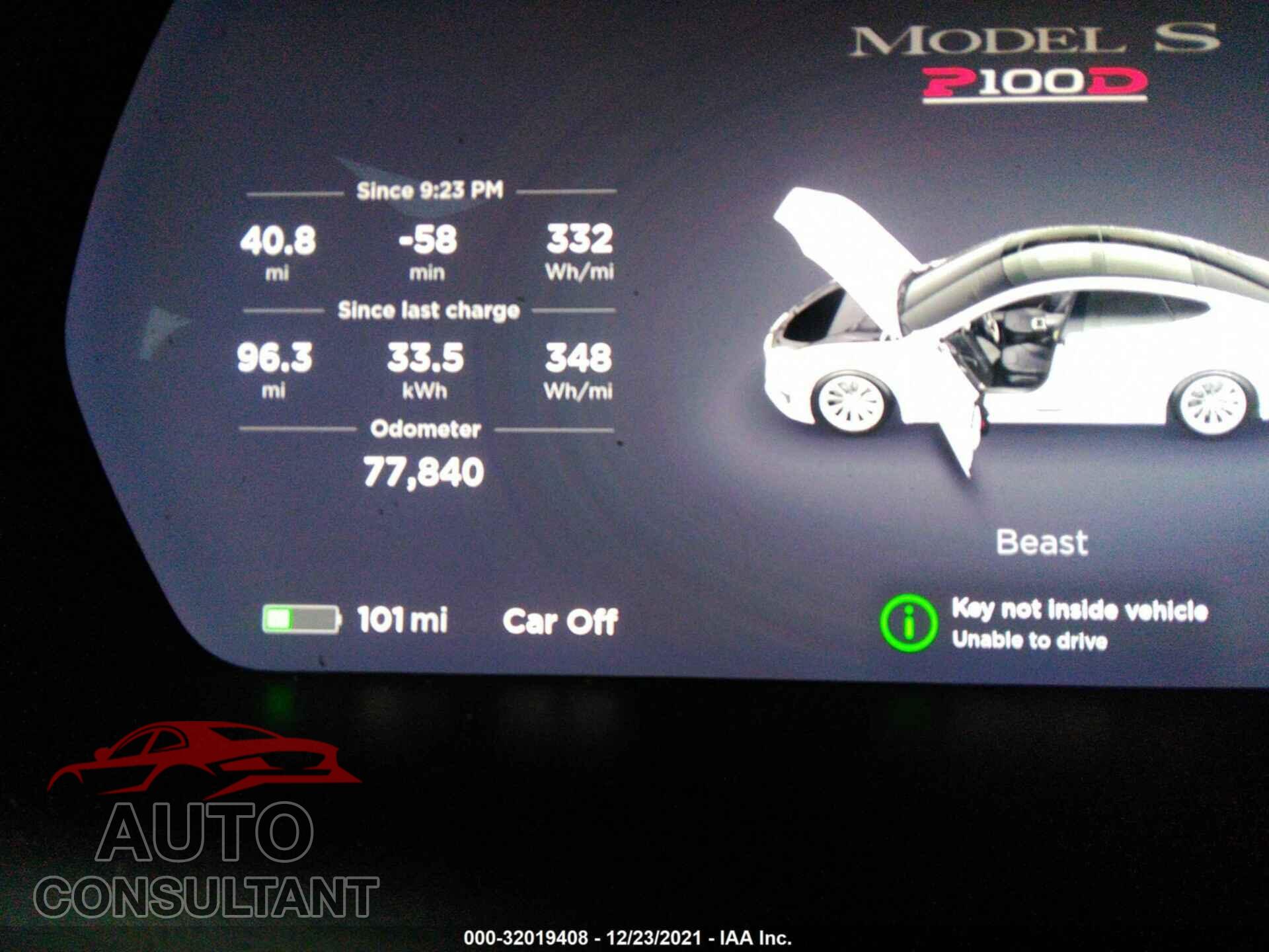 TESLA MODEL S 2017 - 5YJSA1E42HF227551