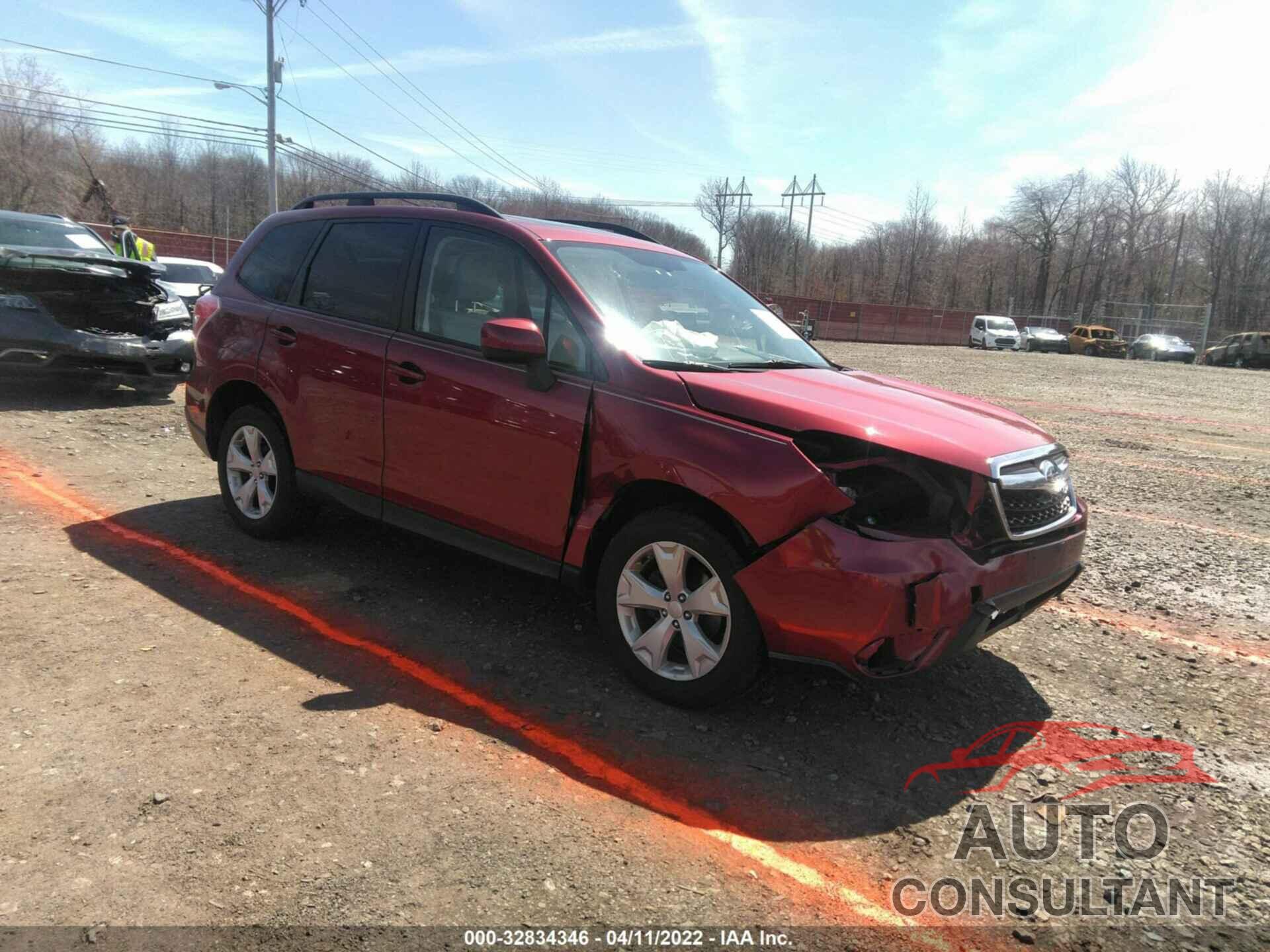 SUBARU FORESTER 2016 - JF2SJADC4GH448058