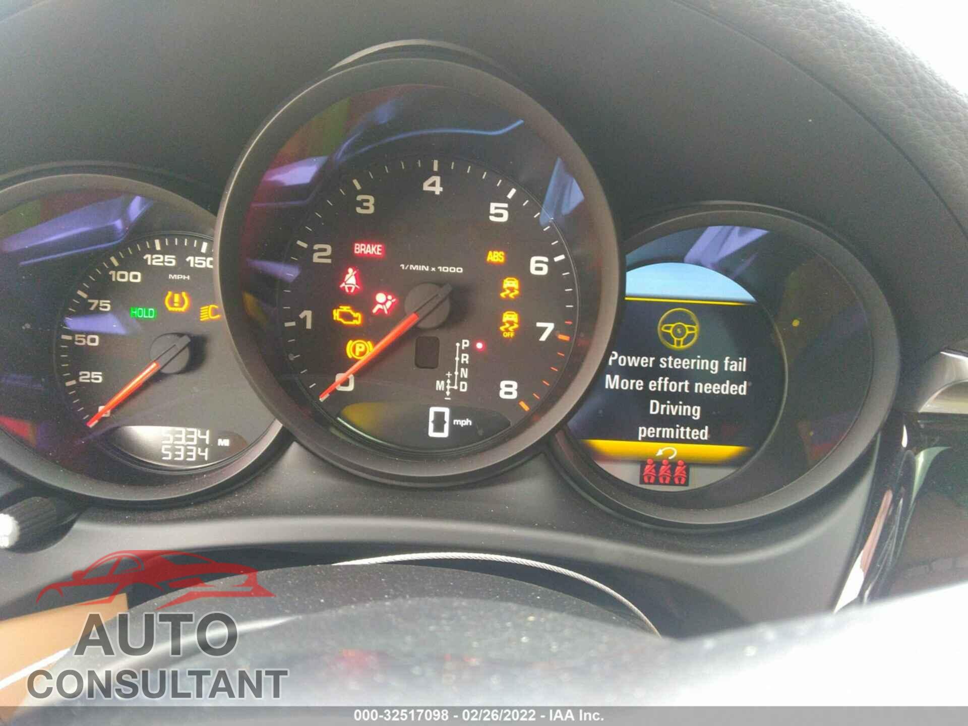 PORSCHE MACAN 2021 - WP1AA2A56MLB08570