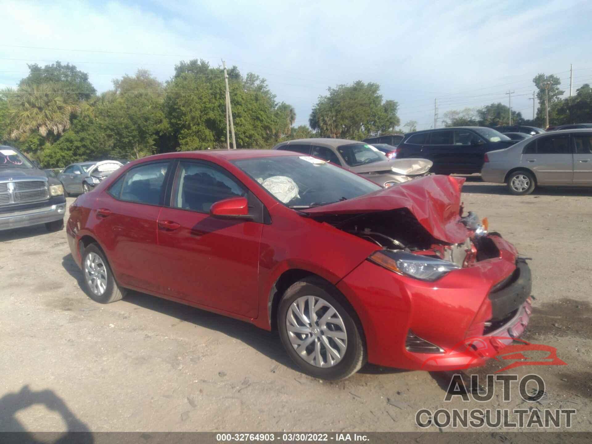 TOYOTA COROLLA 2019 - 5YFBURHE5KP917607