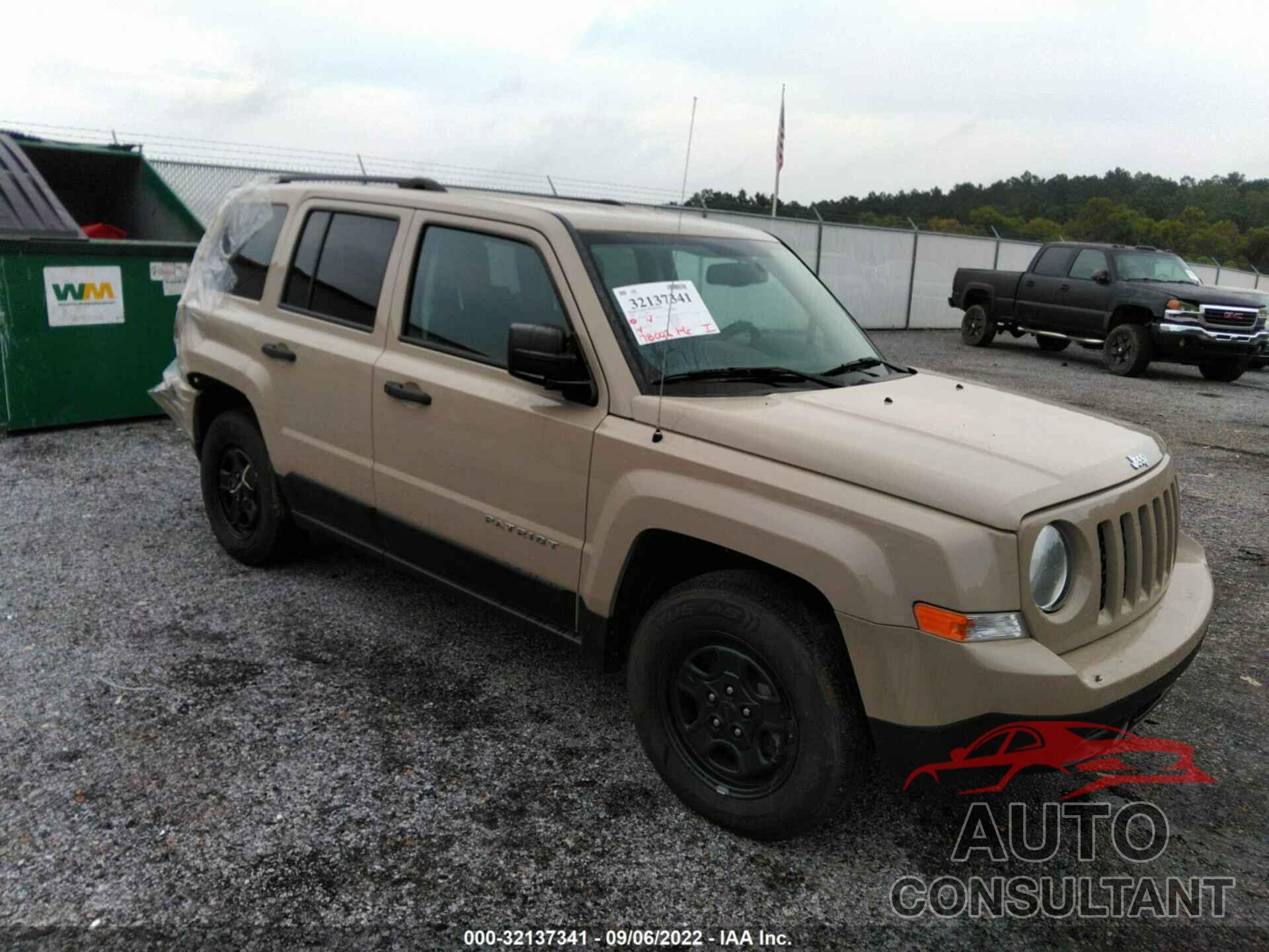 JEEP PATRIOT 2017 - 1C4NJPBB2HD132398