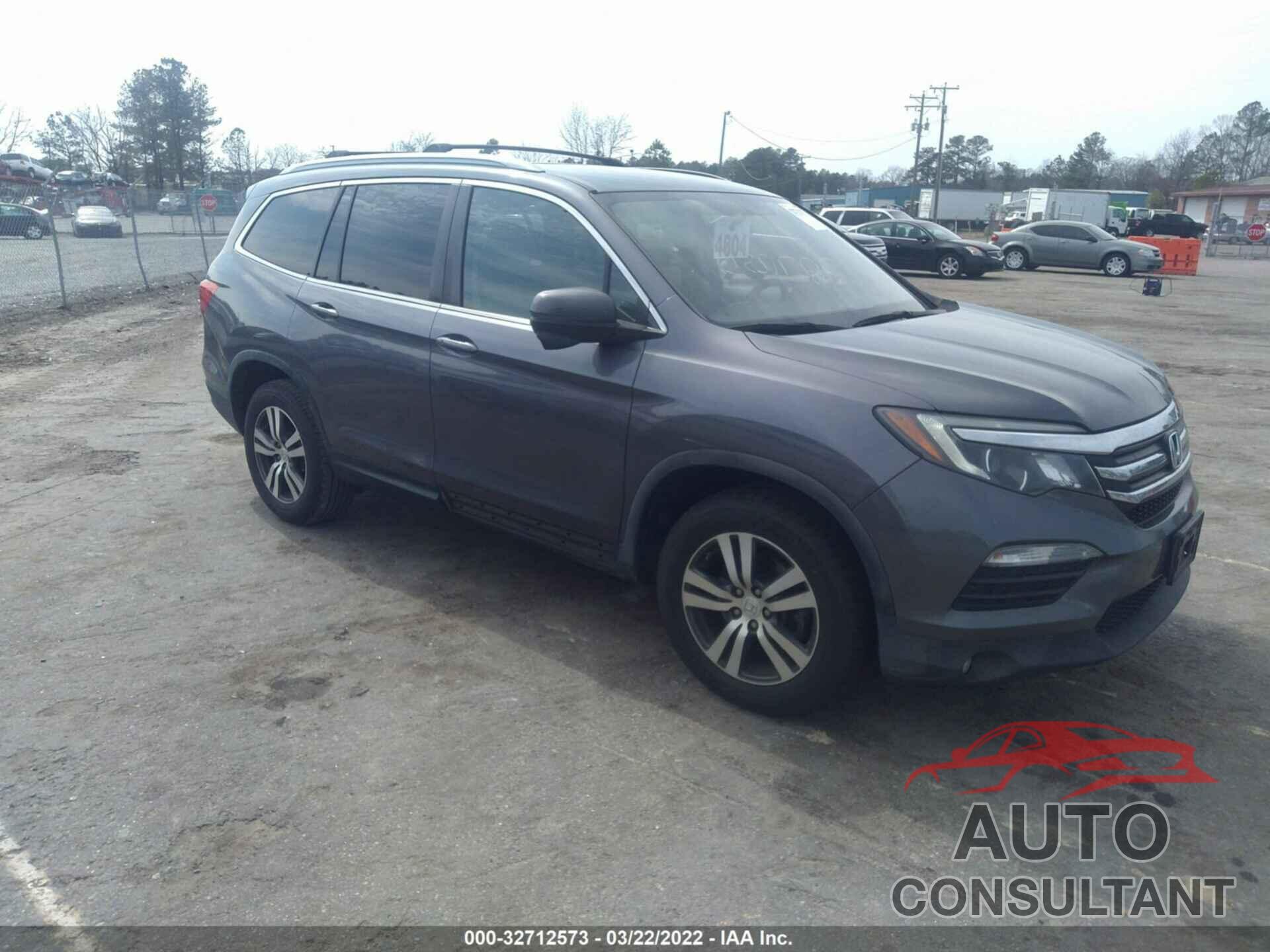 HONDA PILOT 2016 - 5FNYF5H30GB045237
