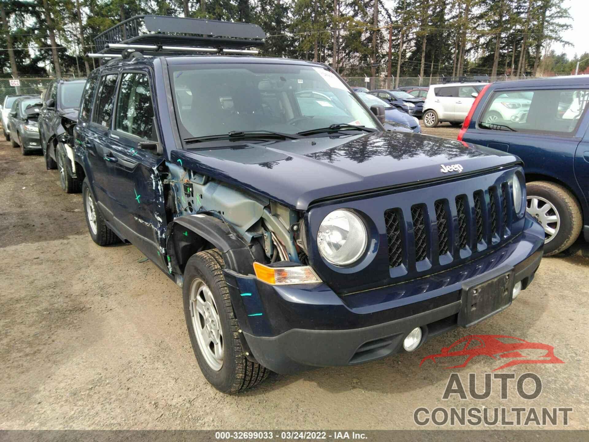 JEEP PATRIOT 2017 - 1C4NJRBB8HD109767