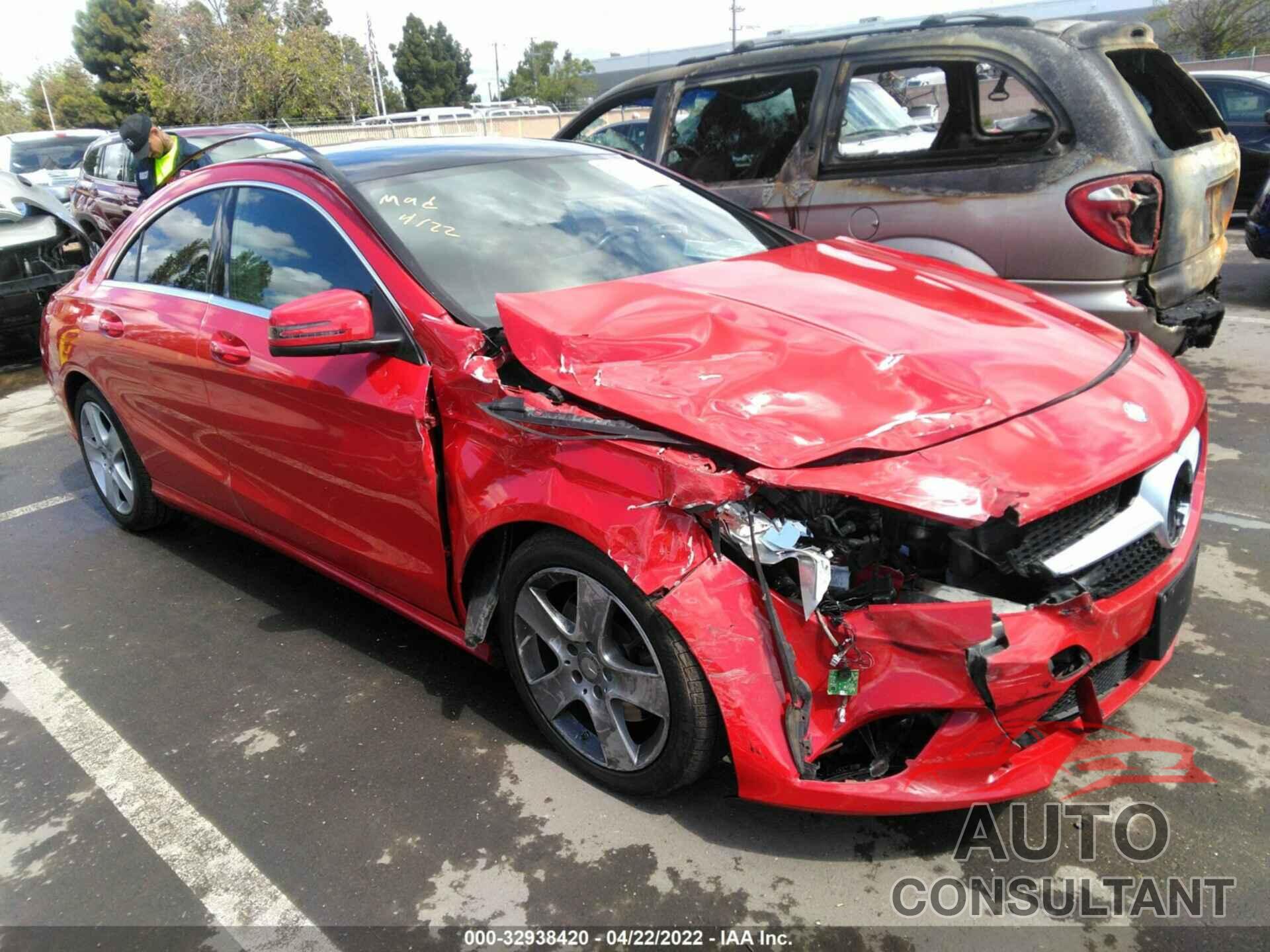 MERCEDES-BENZ CLA 2016 - WDDSJ4GB3GN331422