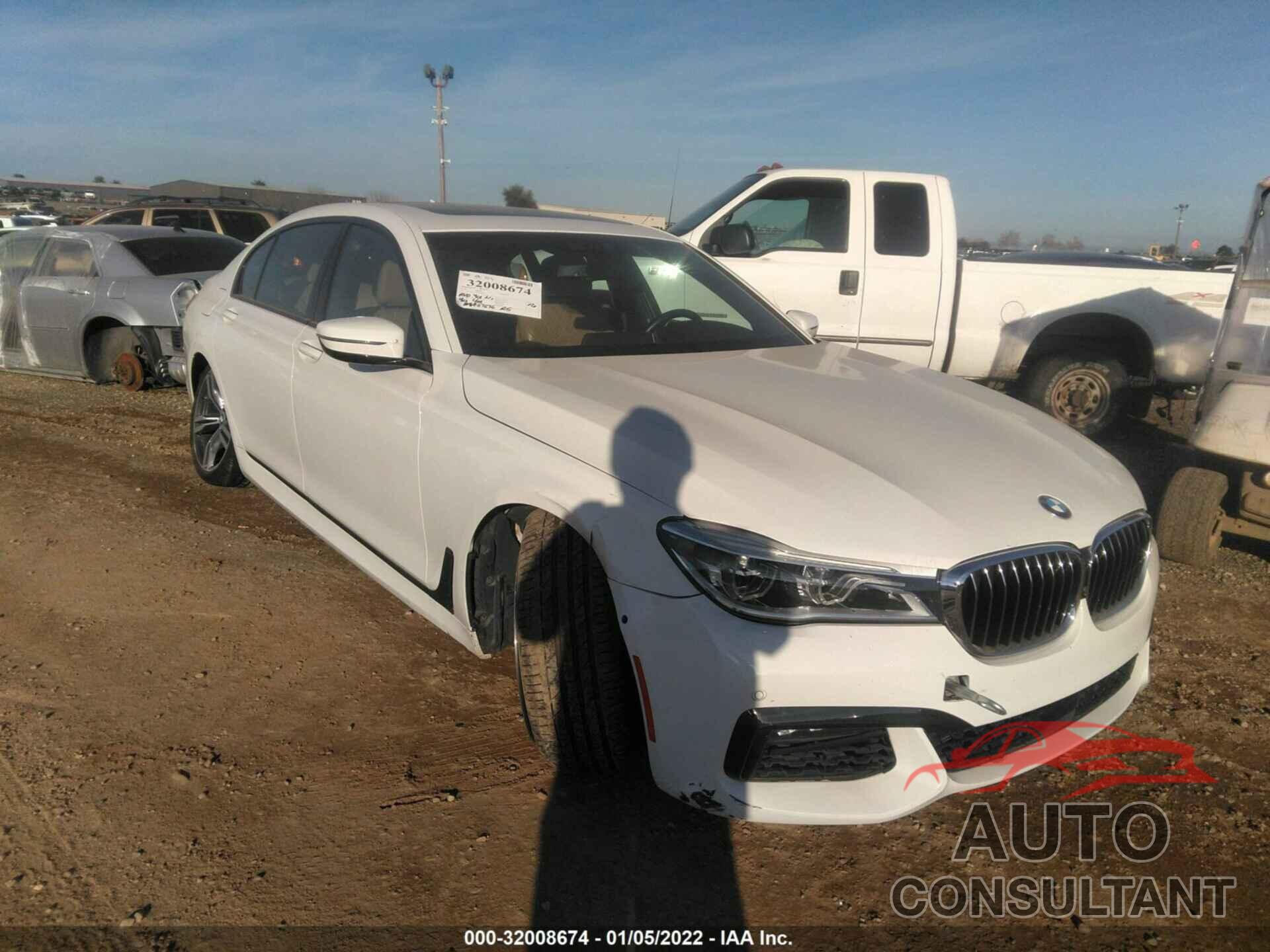 BMW 7 SERIES 2016 - WBA7F2C53GG416509