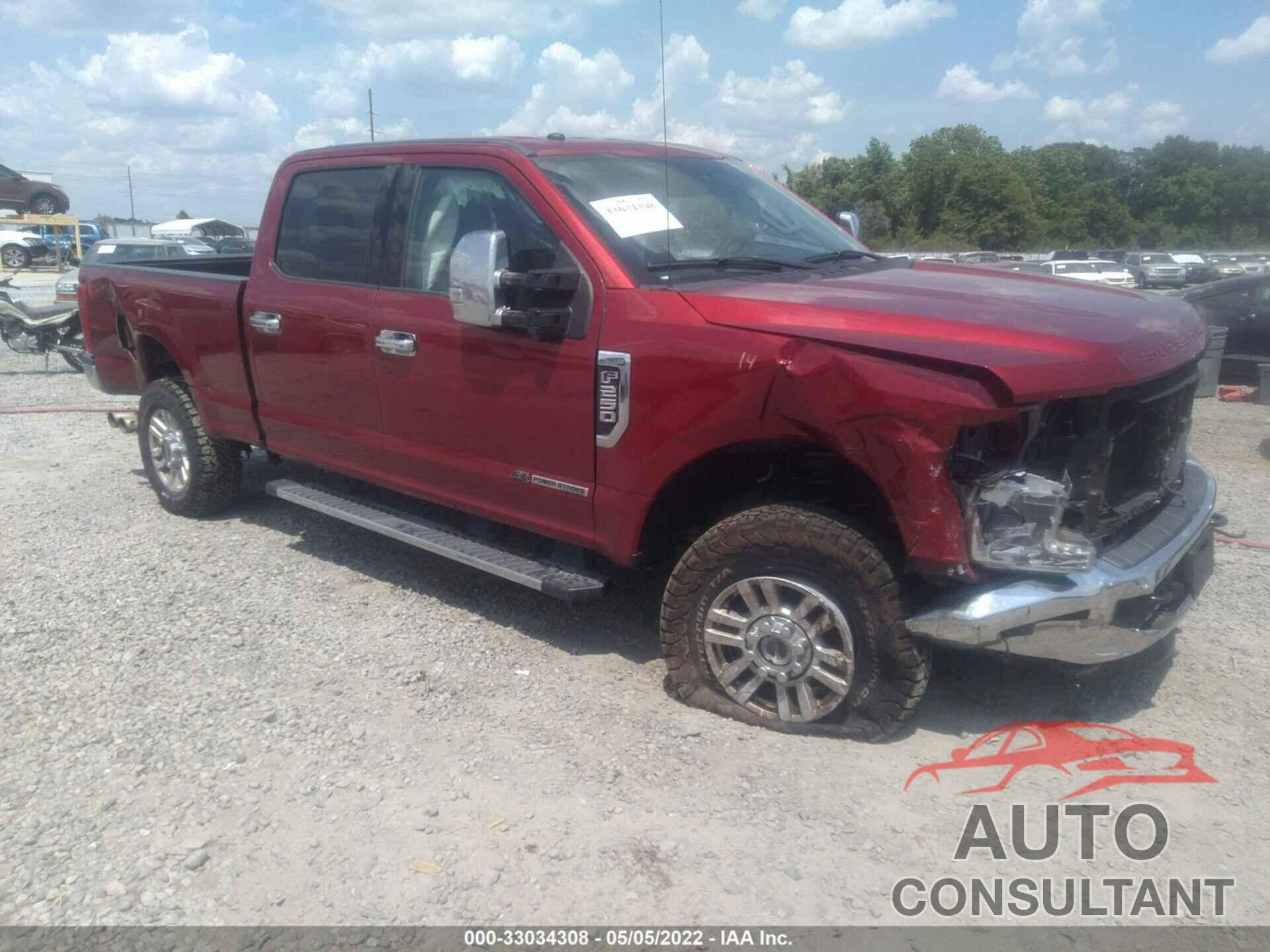 FORD SUPER DUTY F-250 SRW 2019 - 1FT7W2BT7KED80217