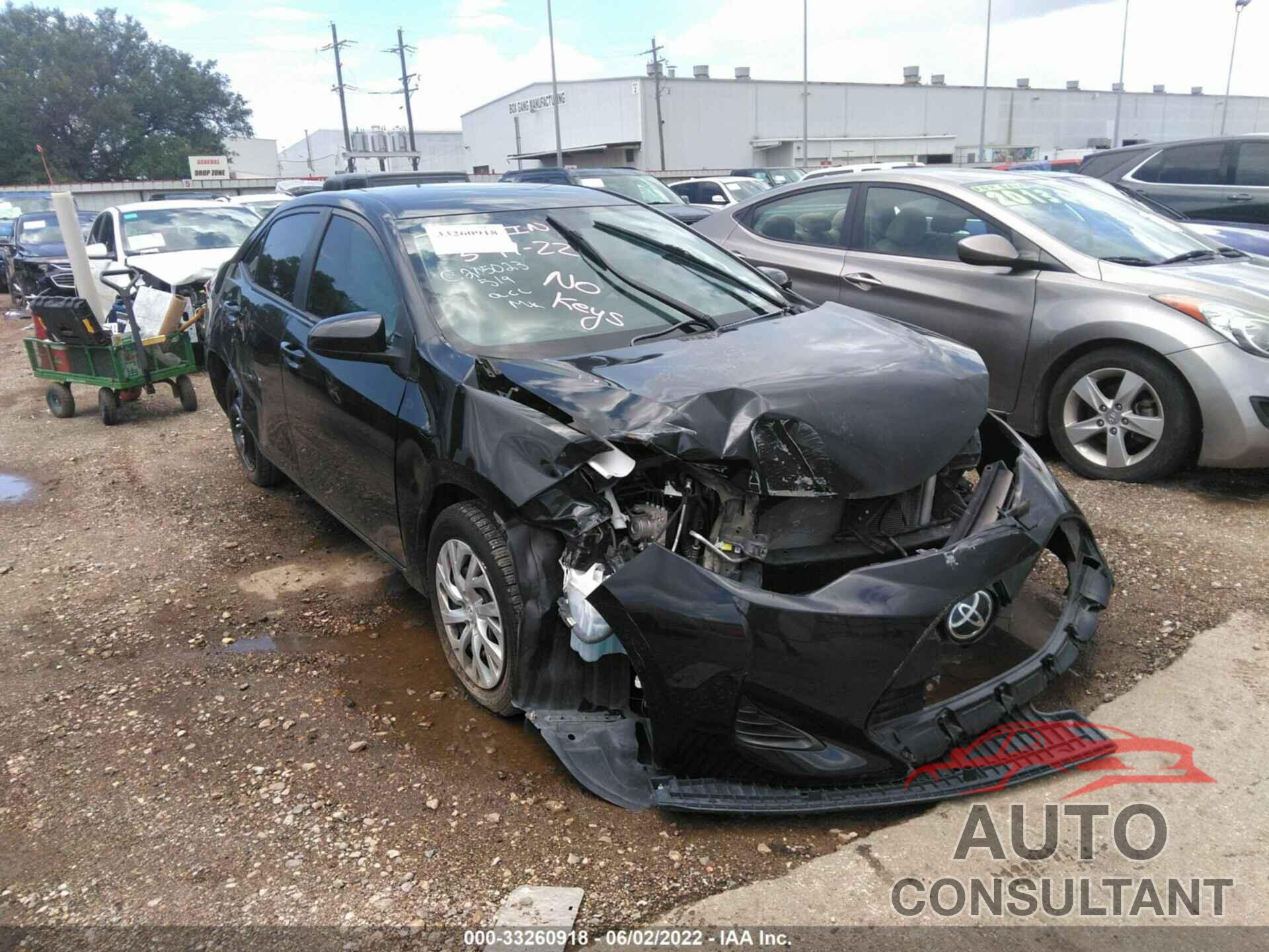 TOYOTA COROLLA 2019 - 5YFBURHE0KP948831
