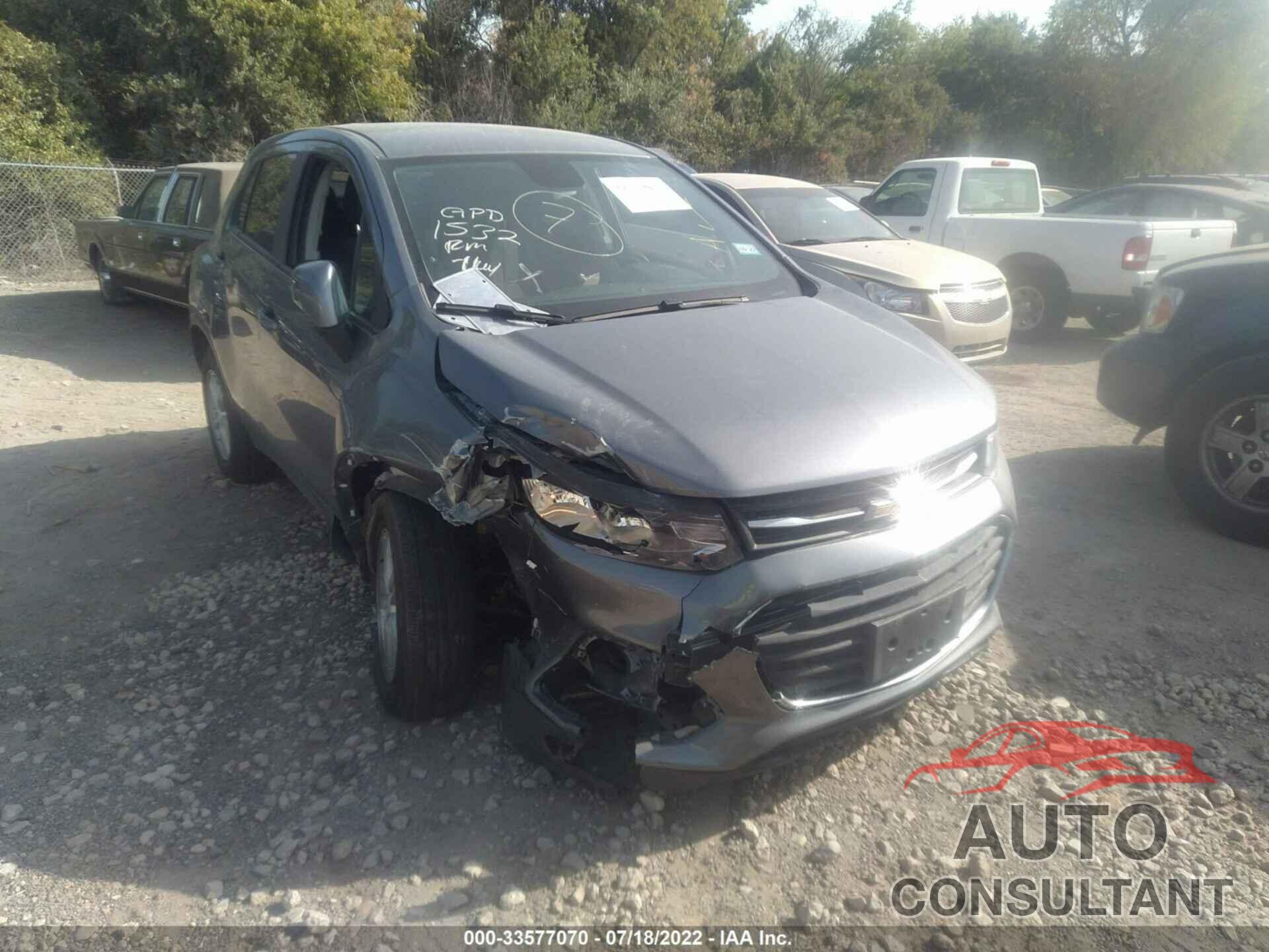 CHEVROLET TRAX 2020 - 3GNCJKSB9LL256785