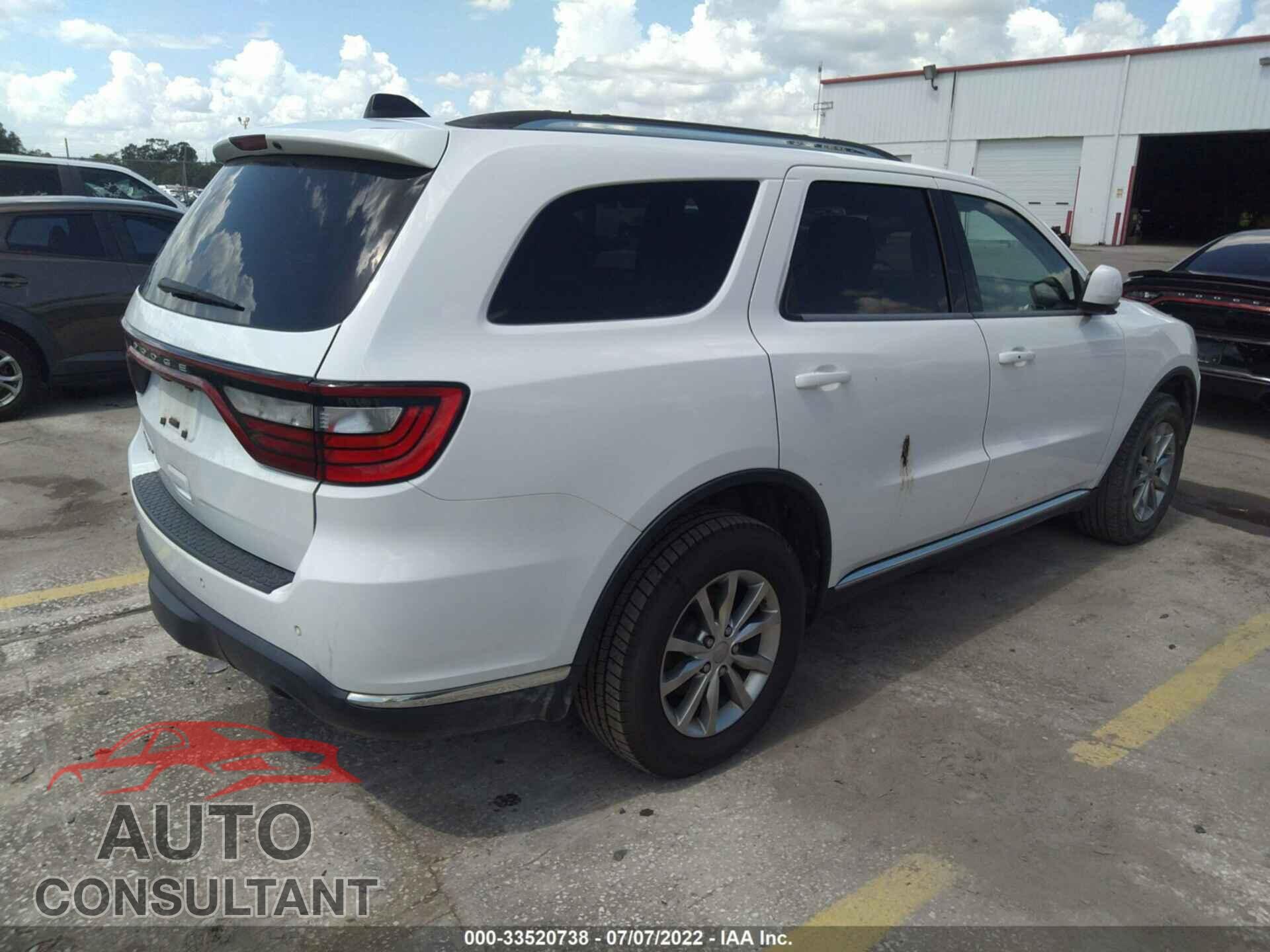 DODGE DURANGO 2016 - 1C4RDJAG8GC340826